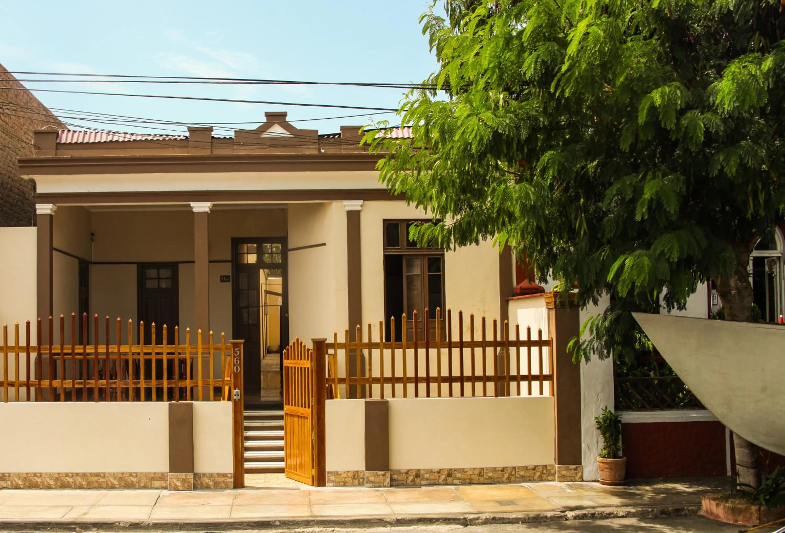 Facade/entrance in Villa La Punta