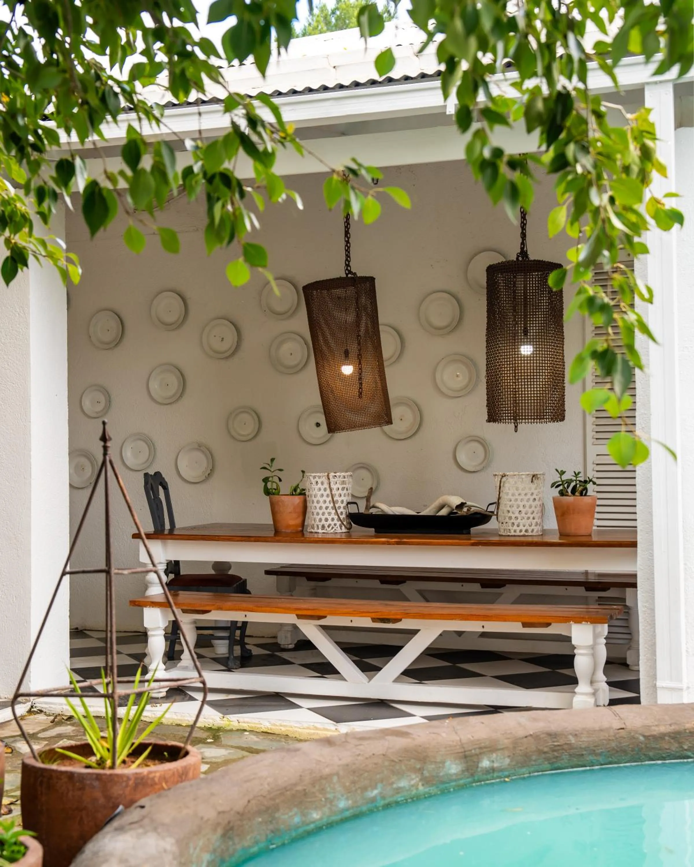 Patio in Boutique Guesthouse Hanover