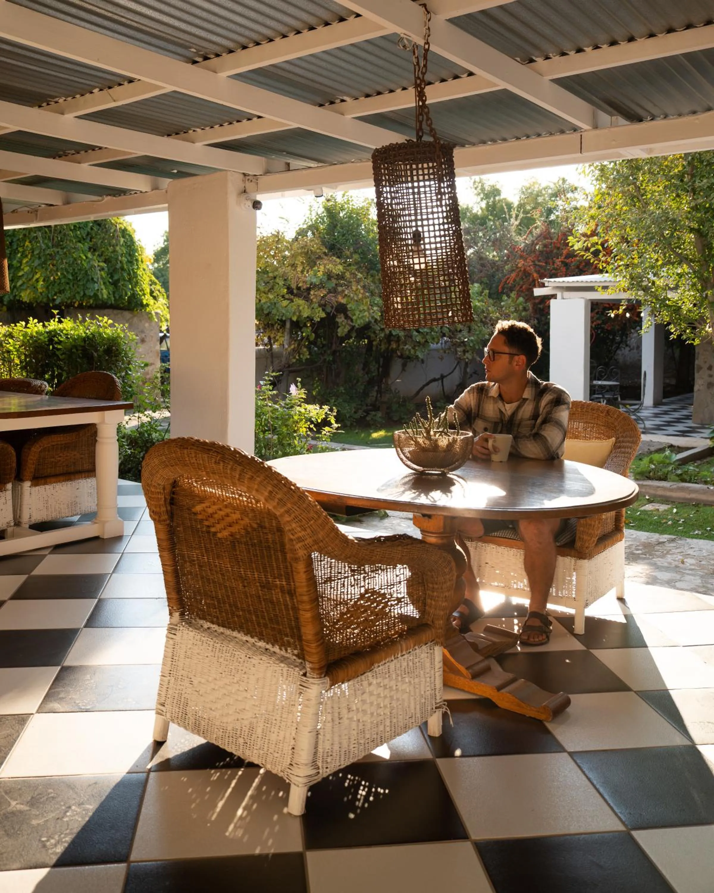Patio in Boutique Guesthouse Hanover