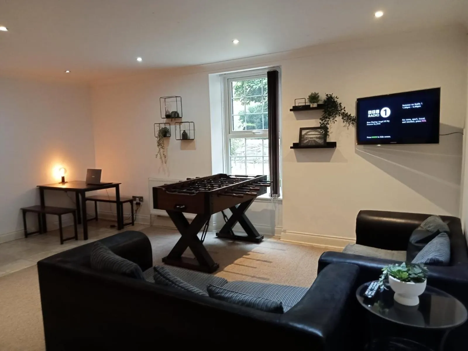 Living room in Quarrie House