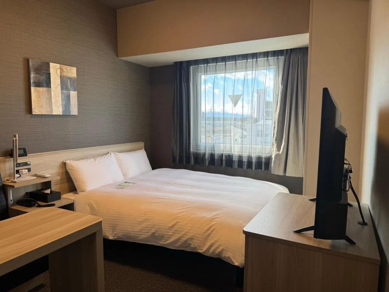 Photo of the whole room, Bed in Hotel Route Inn Ginan -Kokudo 21 Gou-