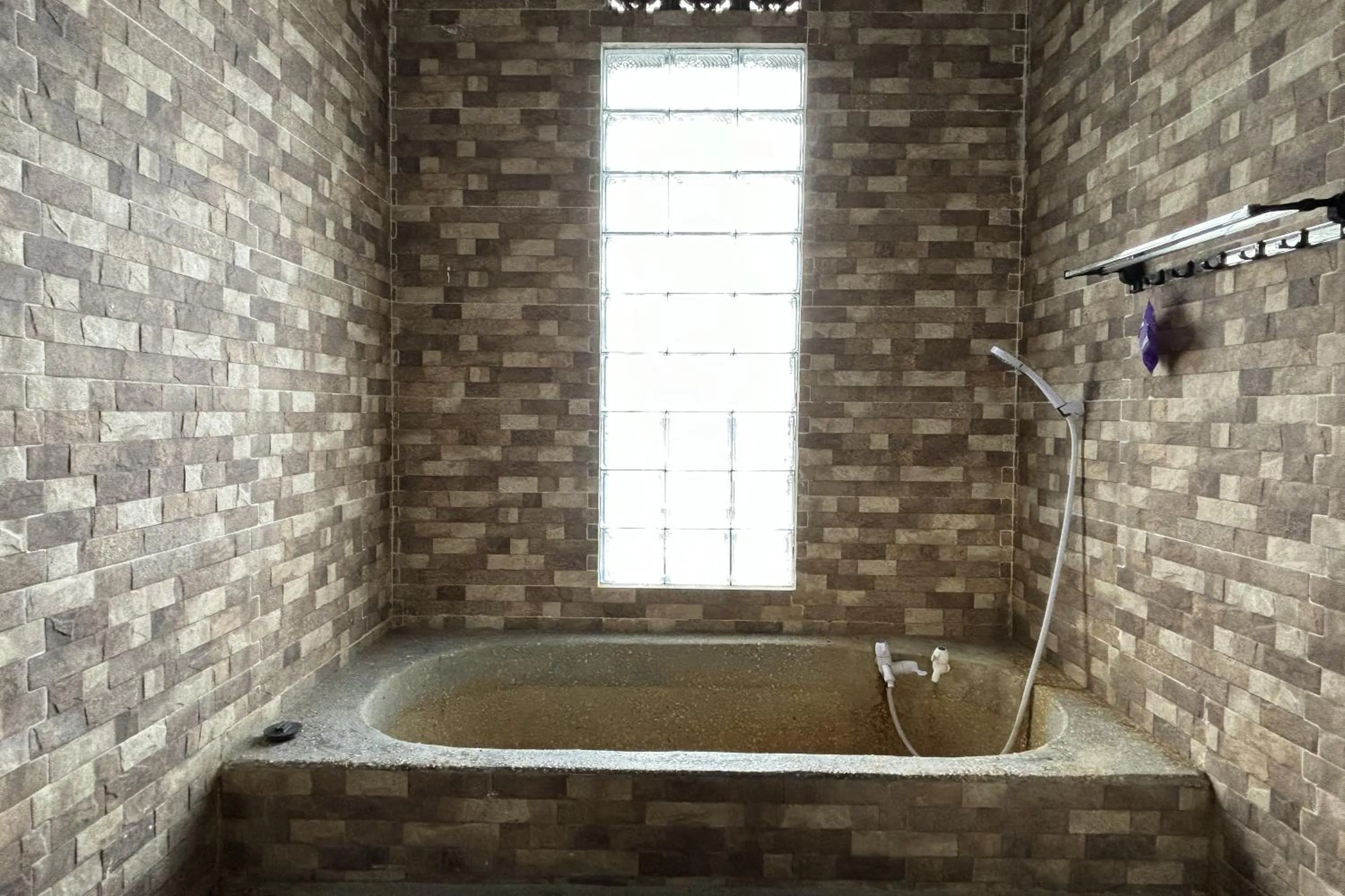 Shower in Puncak Darajat Highland