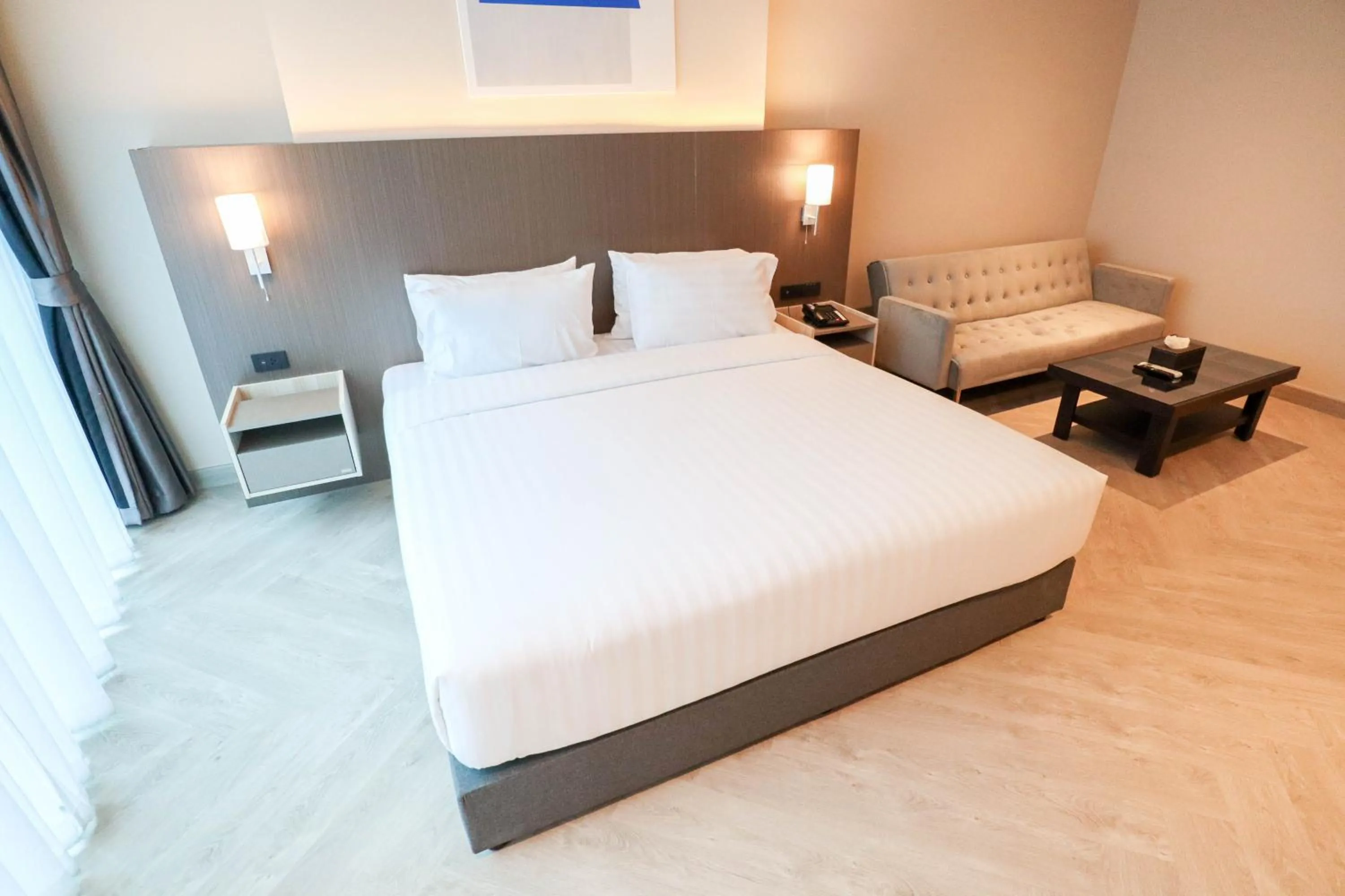 Bed in The One Cozy Living