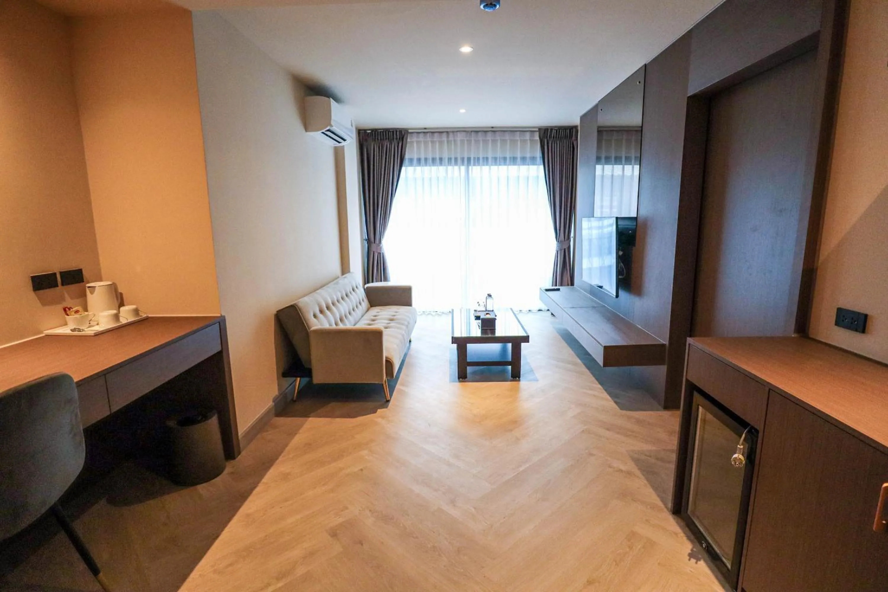 Bed in The One Cozy Living