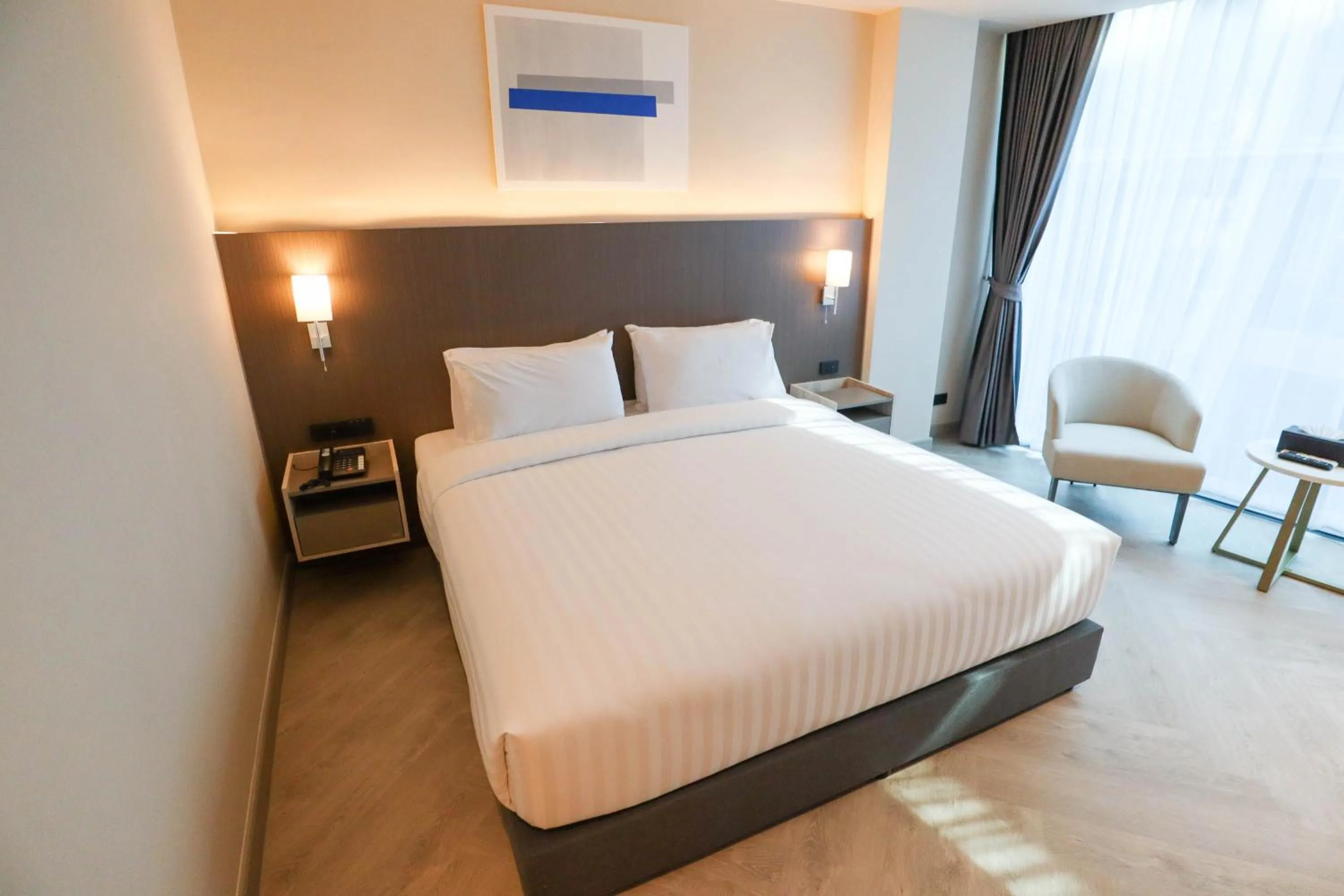 Bedroom, Bed in The One Cozy Living