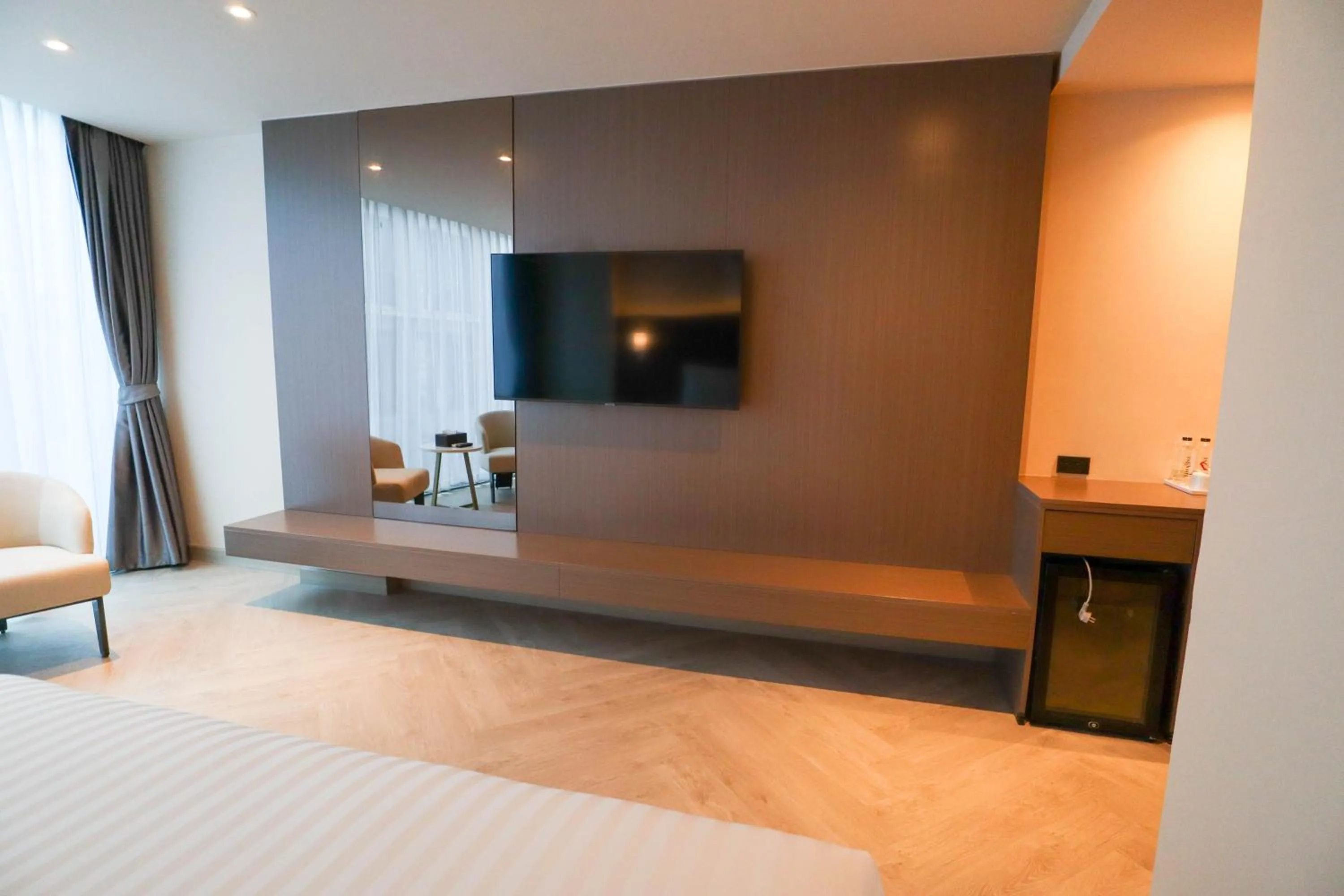 Living room, Bed in The One Cozy Living