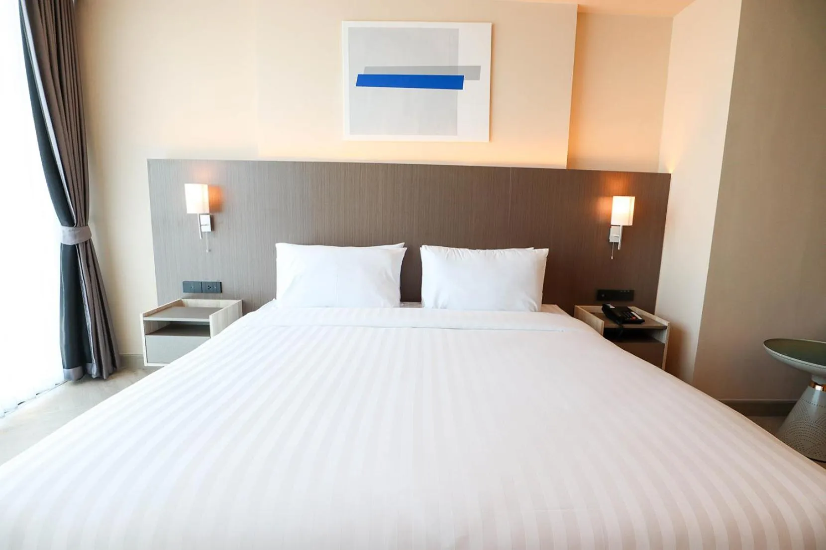 Bed in The One Cozy Living