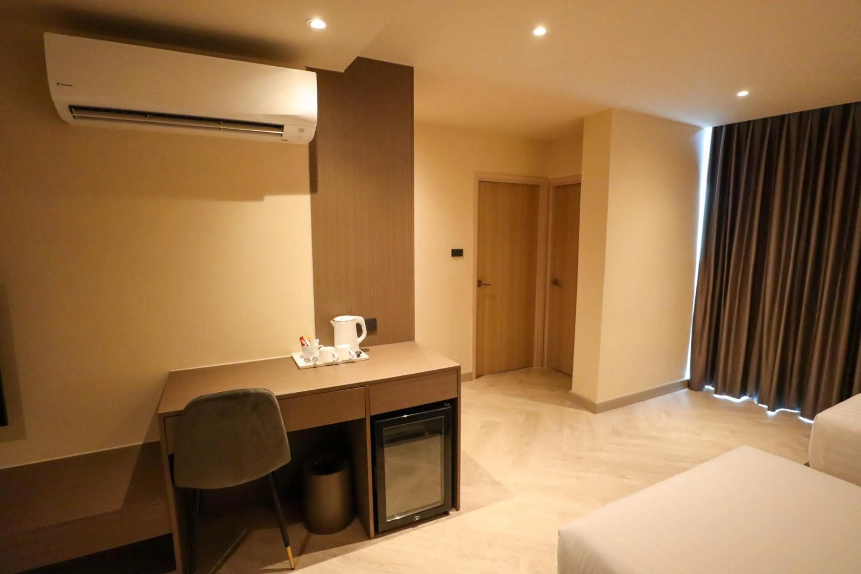 Bed in The One Cozy Living