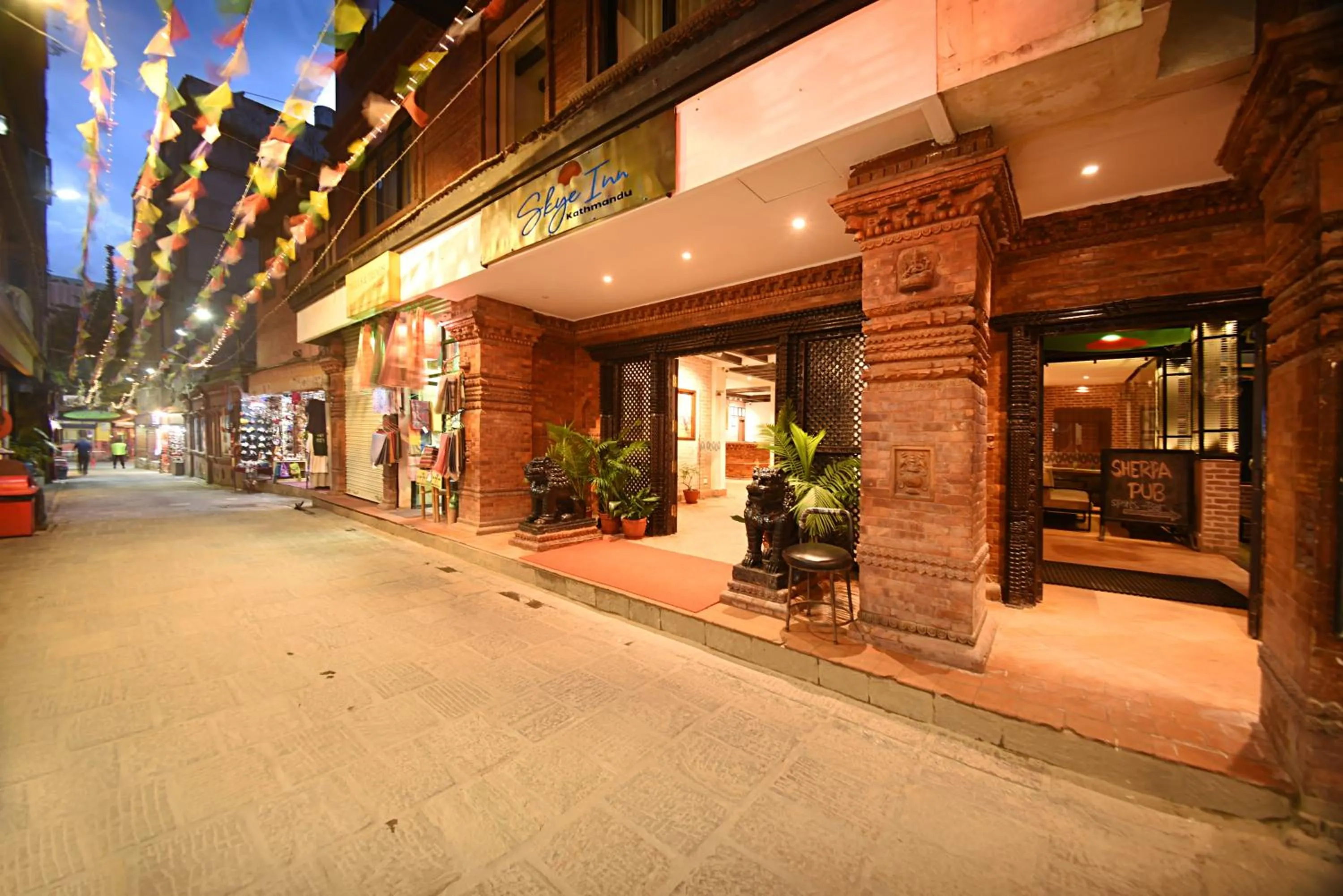 Facade/entrance in Skye Inn Kathmandu