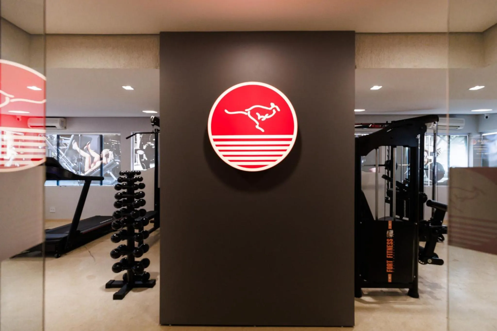 Fitness centre/facilities in Tonello Business Hotel