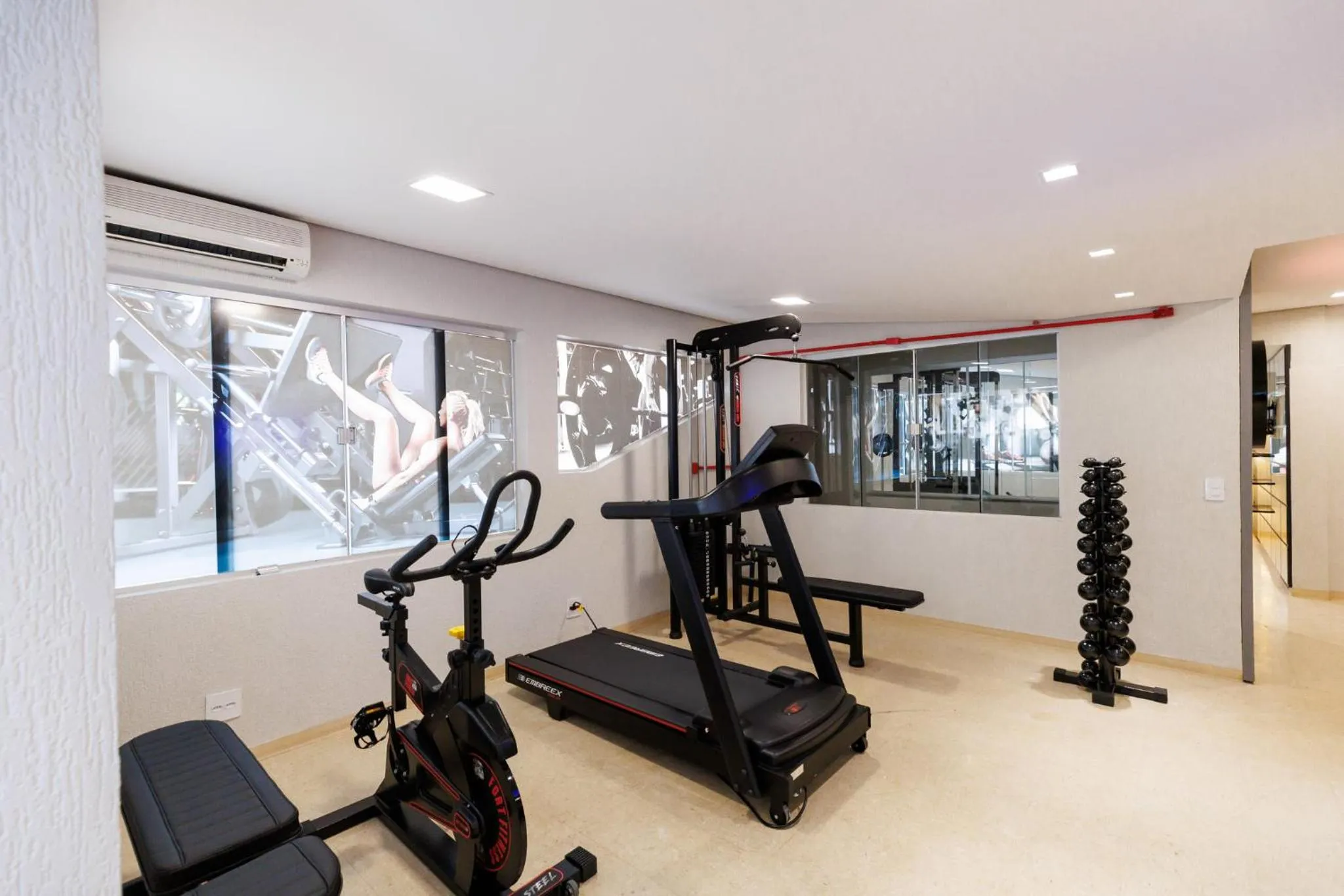Fitness centre/facilities in Tonello Business Hotel