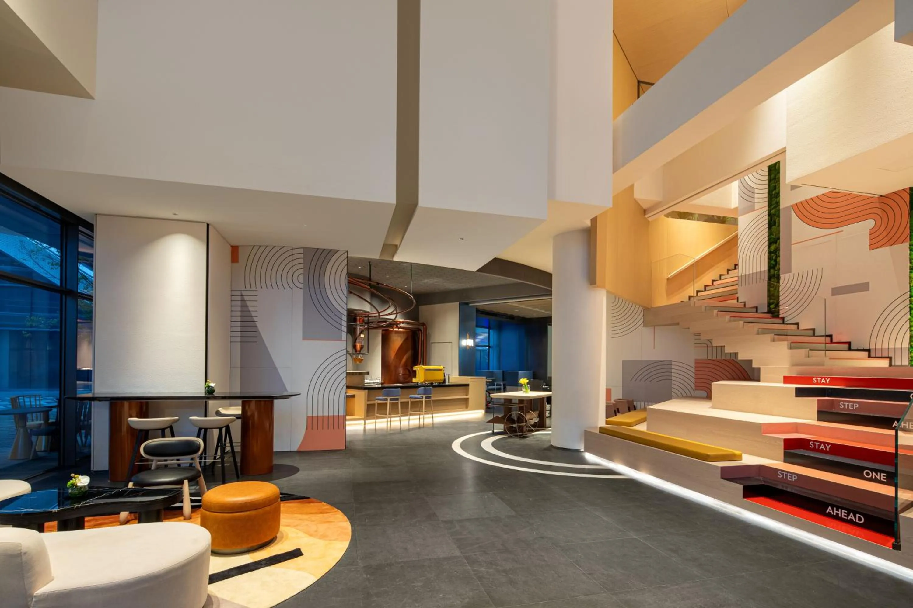 Lobby or reception in EVEN Hotel Shanghai Hongqiao CBD by IHG