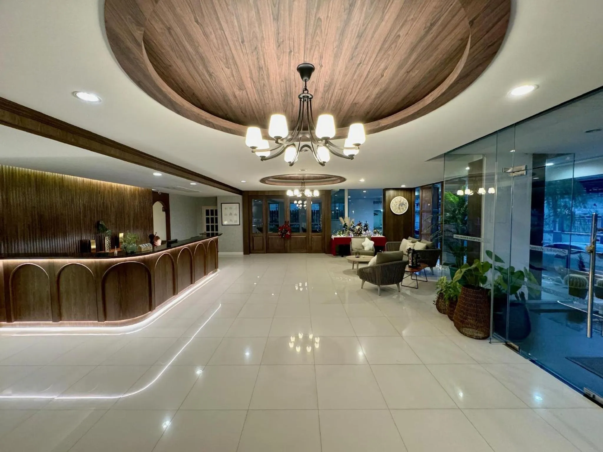 Lobby or reception in Sriracha Avenue Serviced Apartment