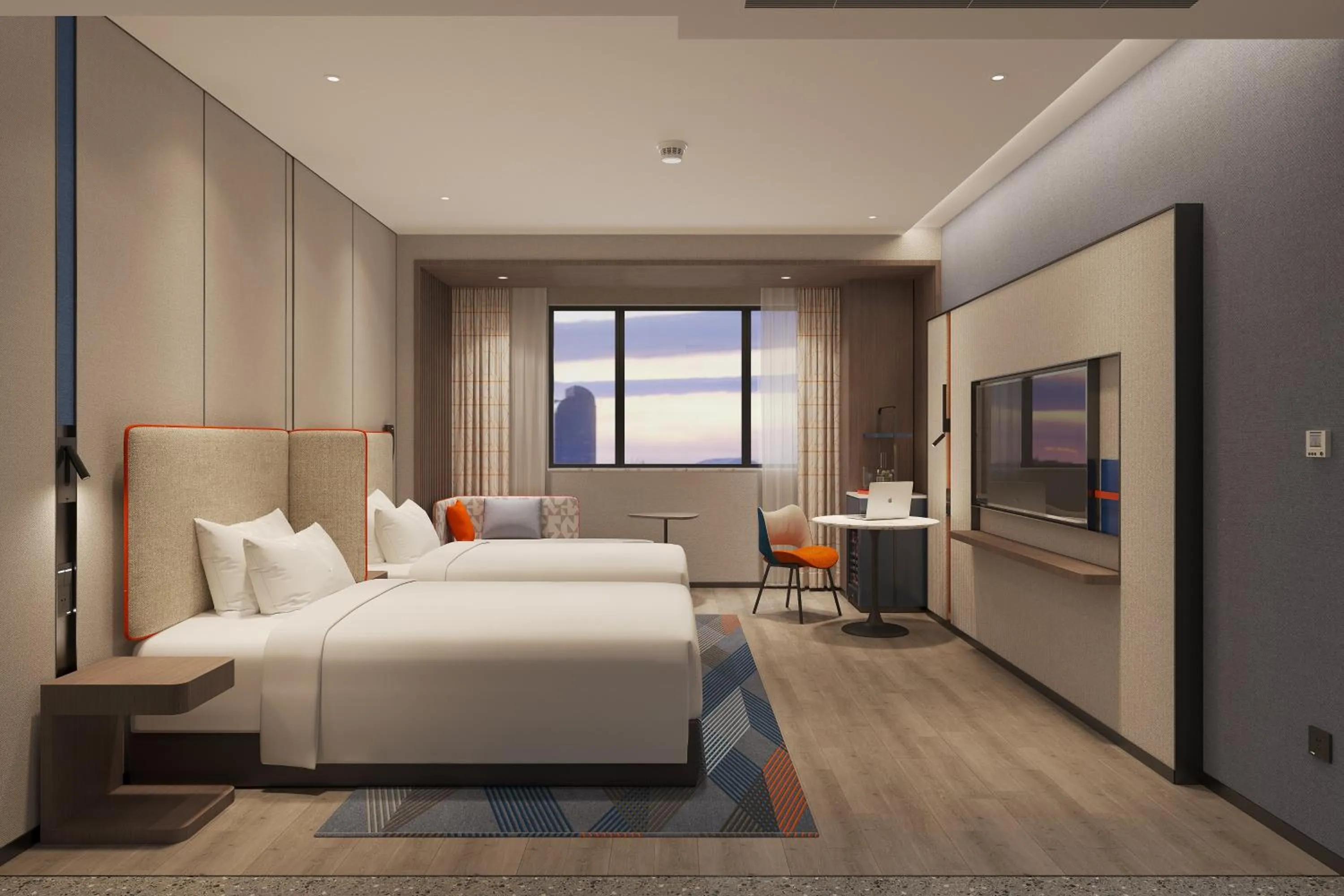 Photo of the whole room, Bed in Holiday Inn Express Chongqing Tongliang by IHG