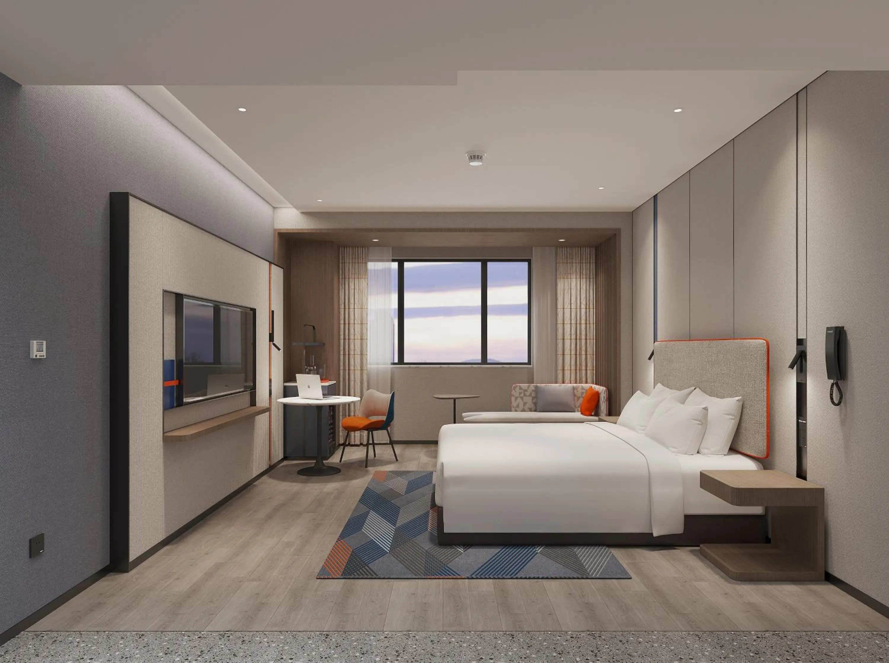 Photo of the whole room, Bed in Holiday Inn Express Chongqing Tongliang by IHG