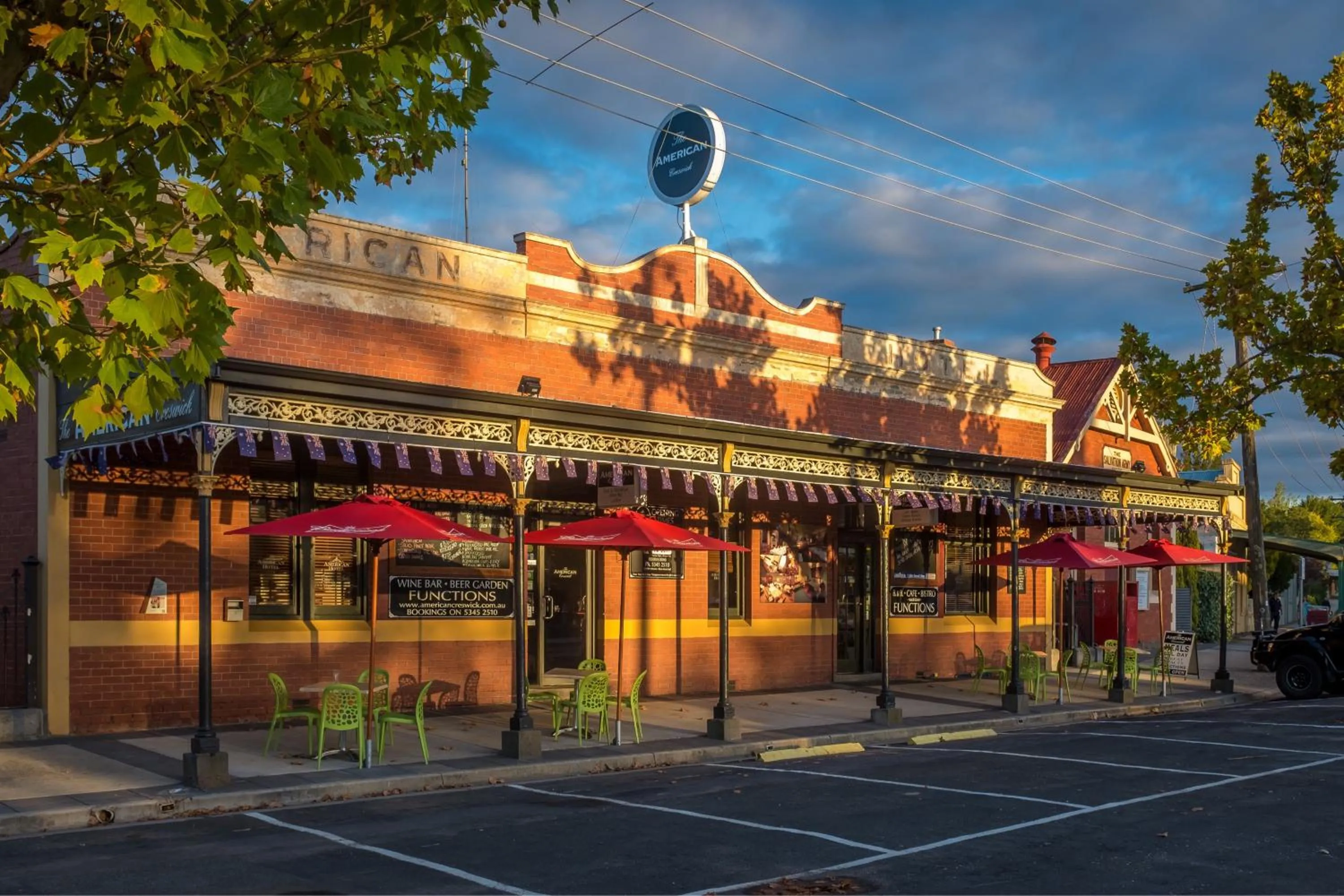 Property building in American Hotel Creswick