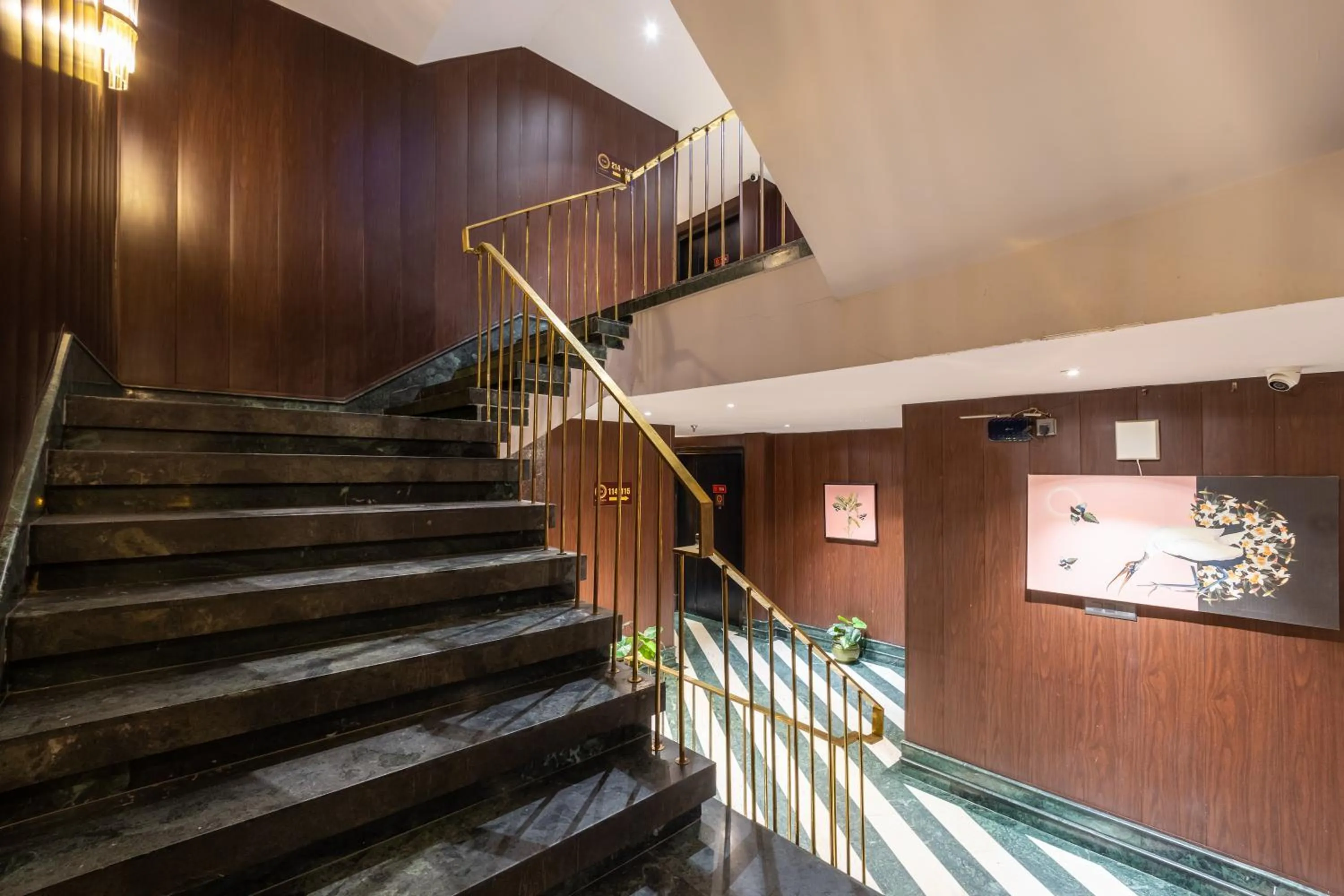 Floor plan in Foxoso Hotel Delhi Airport