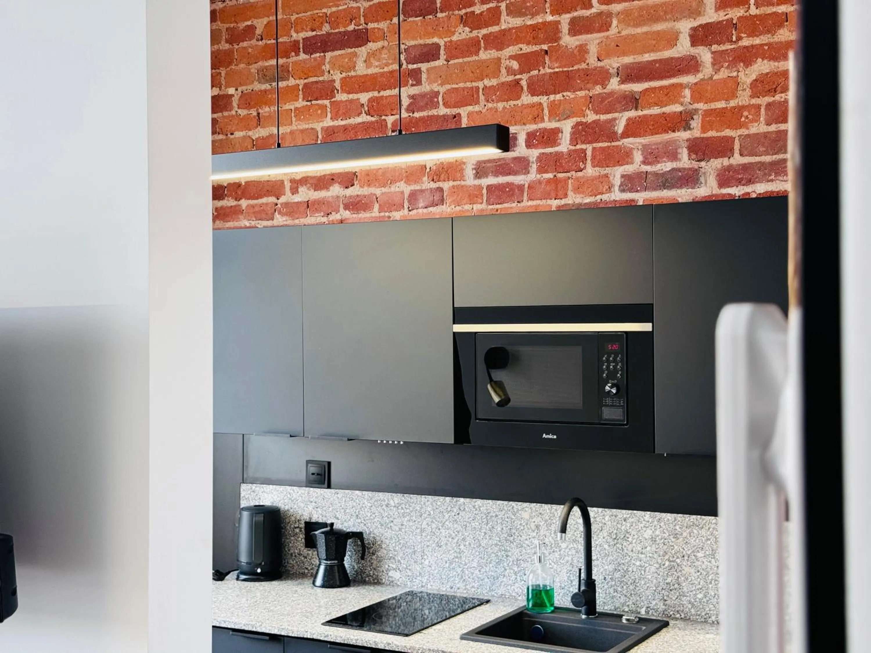 Kitchen or kitchenette in Tkalnia Snu