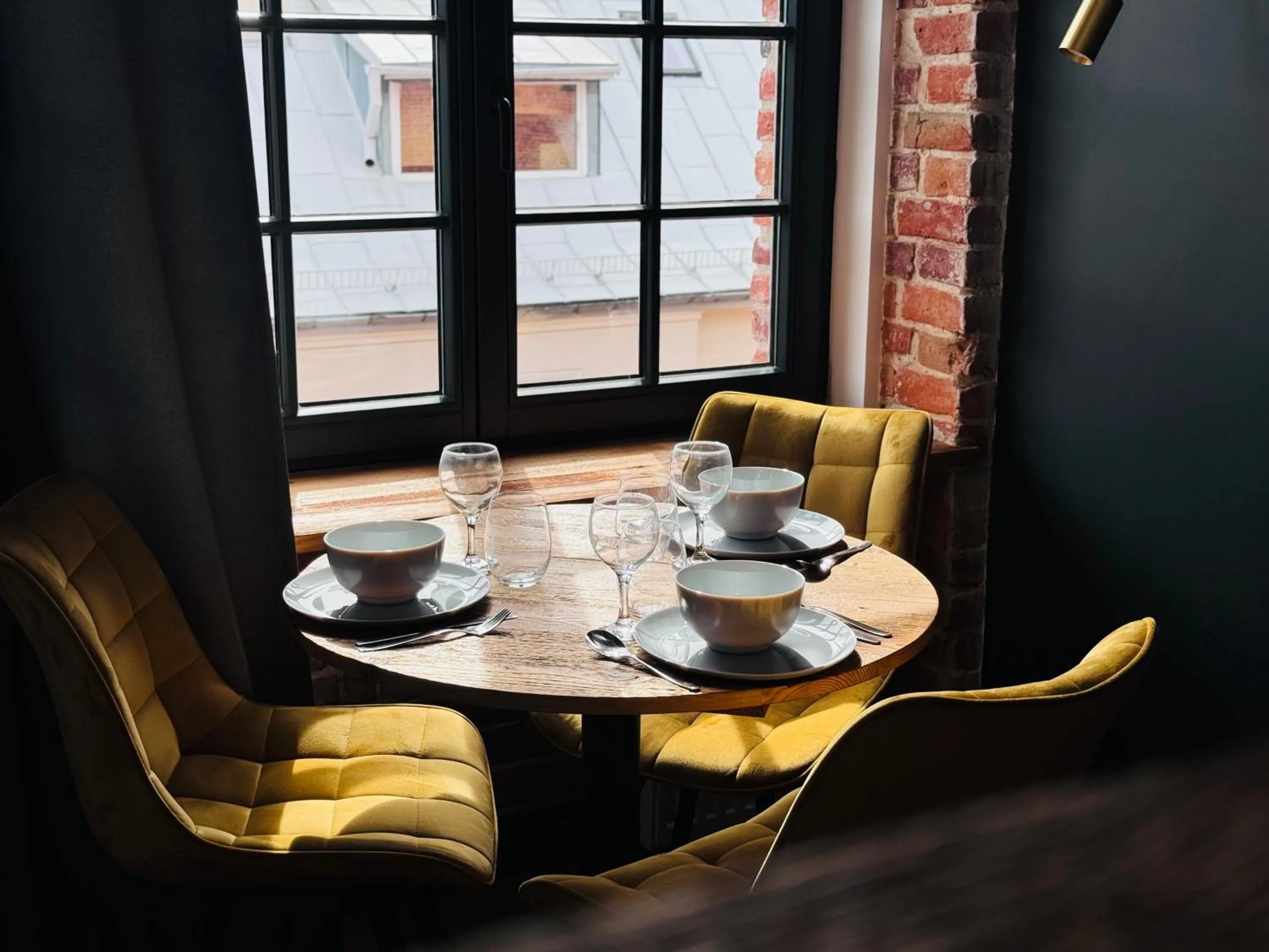 Seating area in Tkalnia Snu