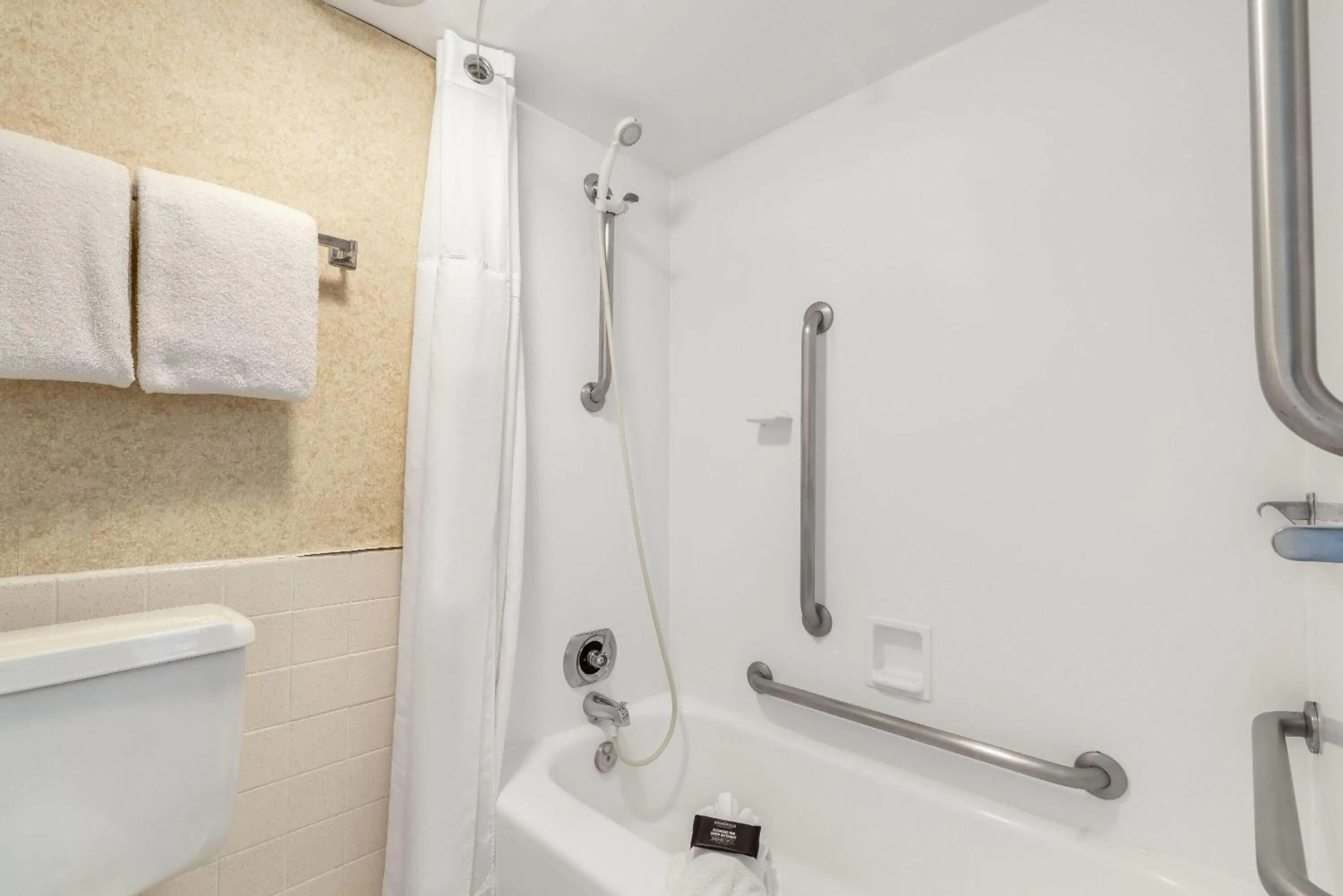 Shower in Ramada by Wyndham State College Hotel & Conference Center