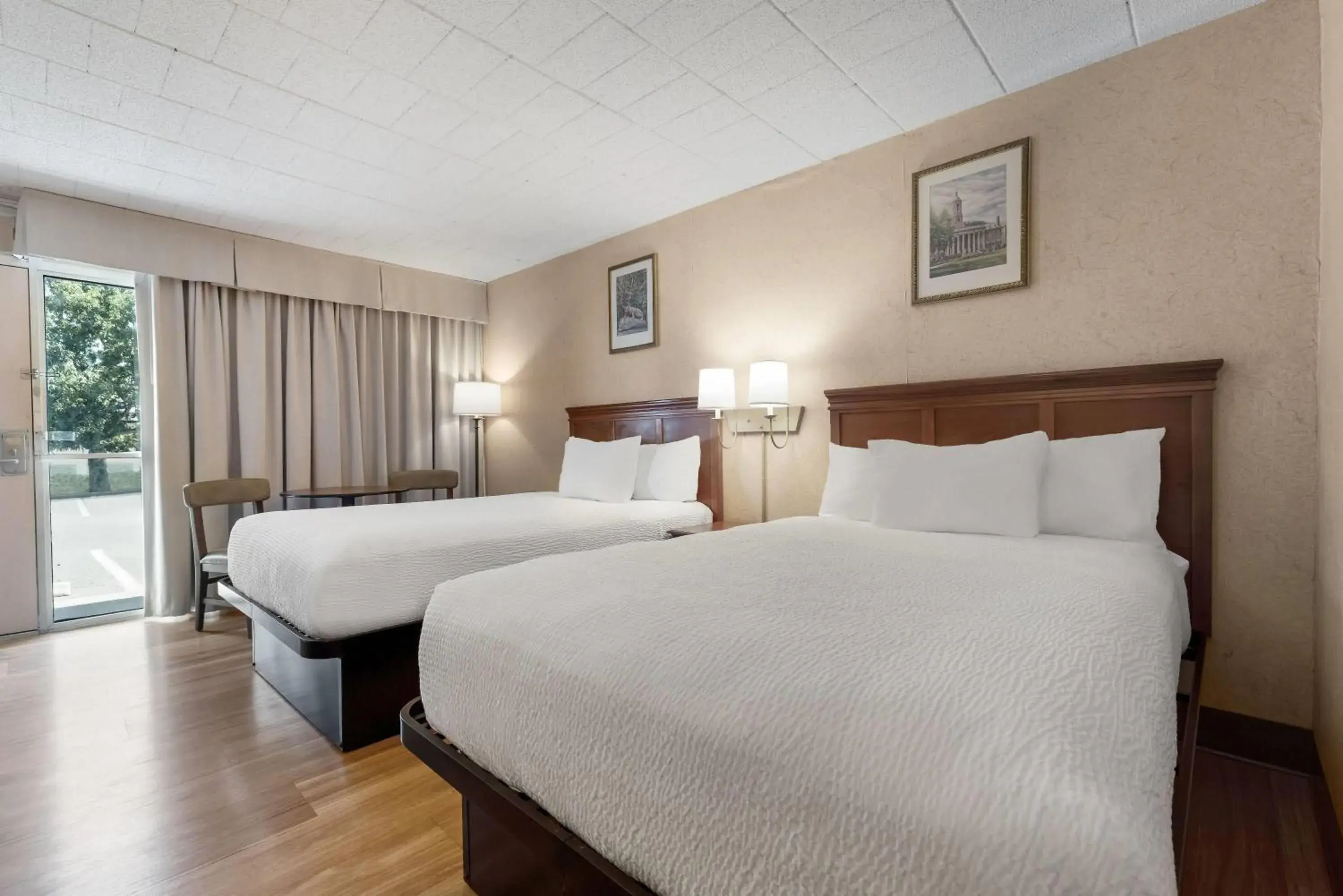 Double Room with Two Double Beds and Exterior Entrance - Non-Smoking in Ramada by Wyndham State College Hotel & Conference Center Double Room with Two Double Beds and Exterior Entrance - Non-Smoking in Ramada by Wyndham State College Hotel & Conference Center