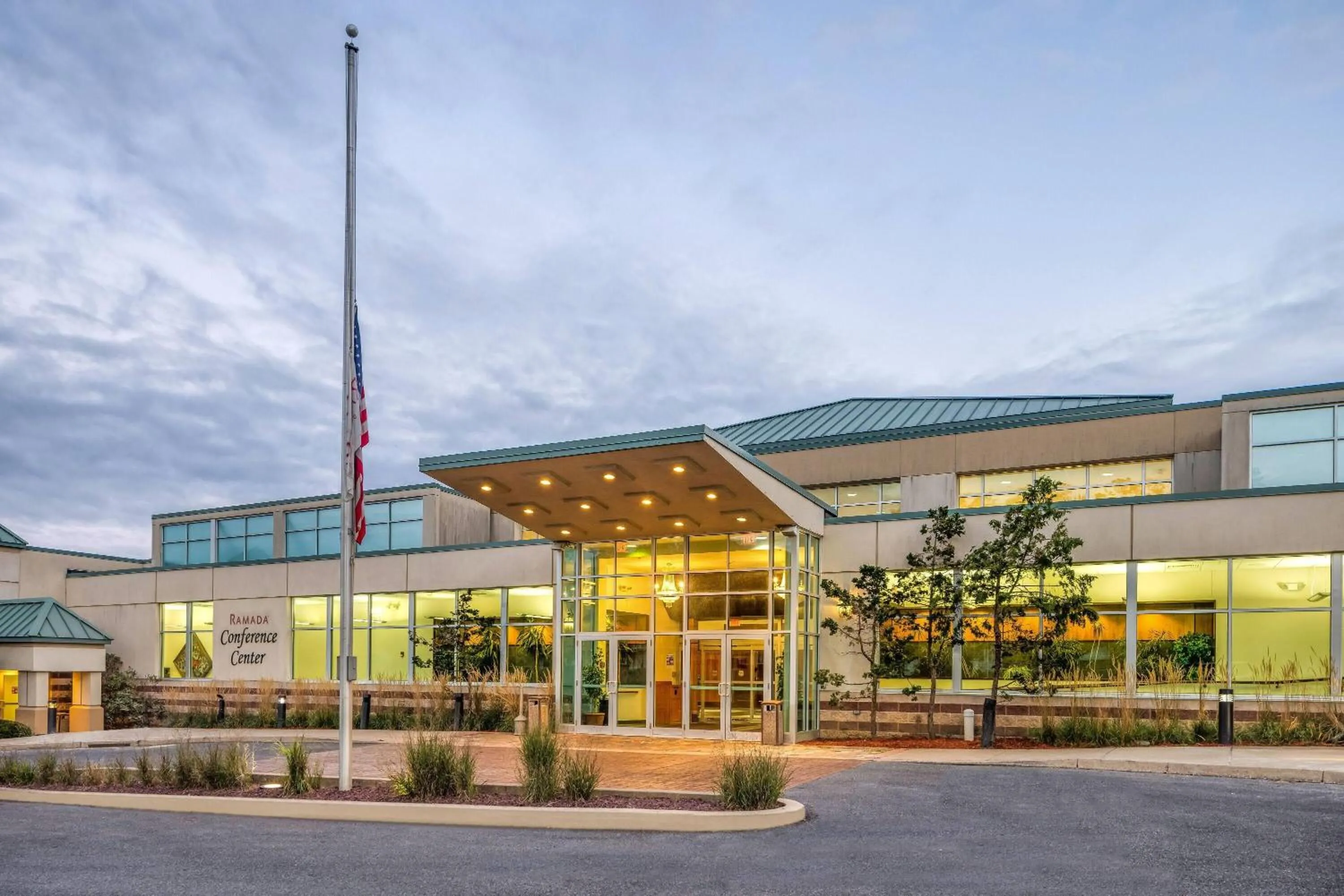 Property building in Ramada by Wyndham State College Hotel & Conference Center