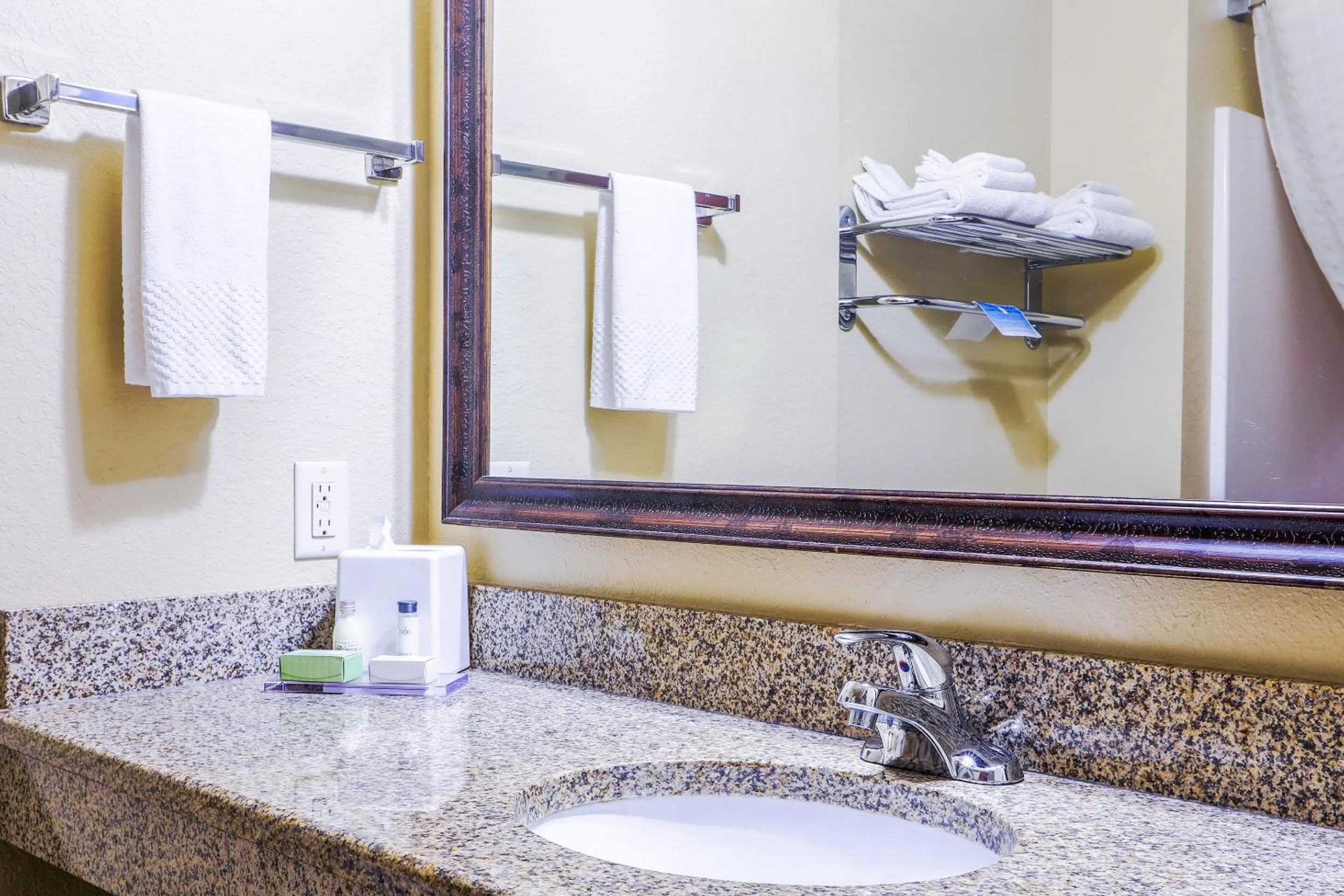 Bathroom in Evansville Inn & Suites by OYO