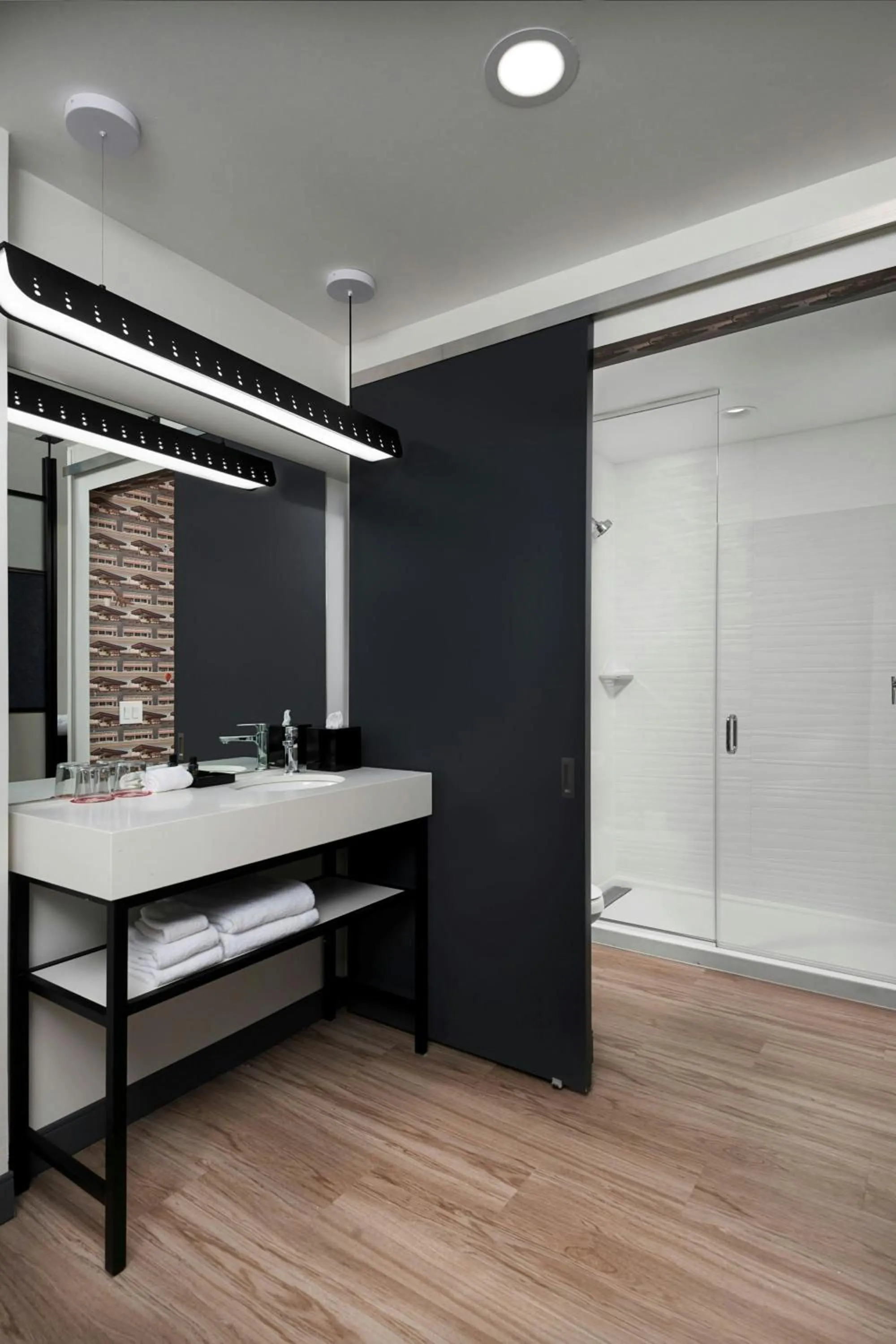 Bathroom in Aloft DFW Airport North