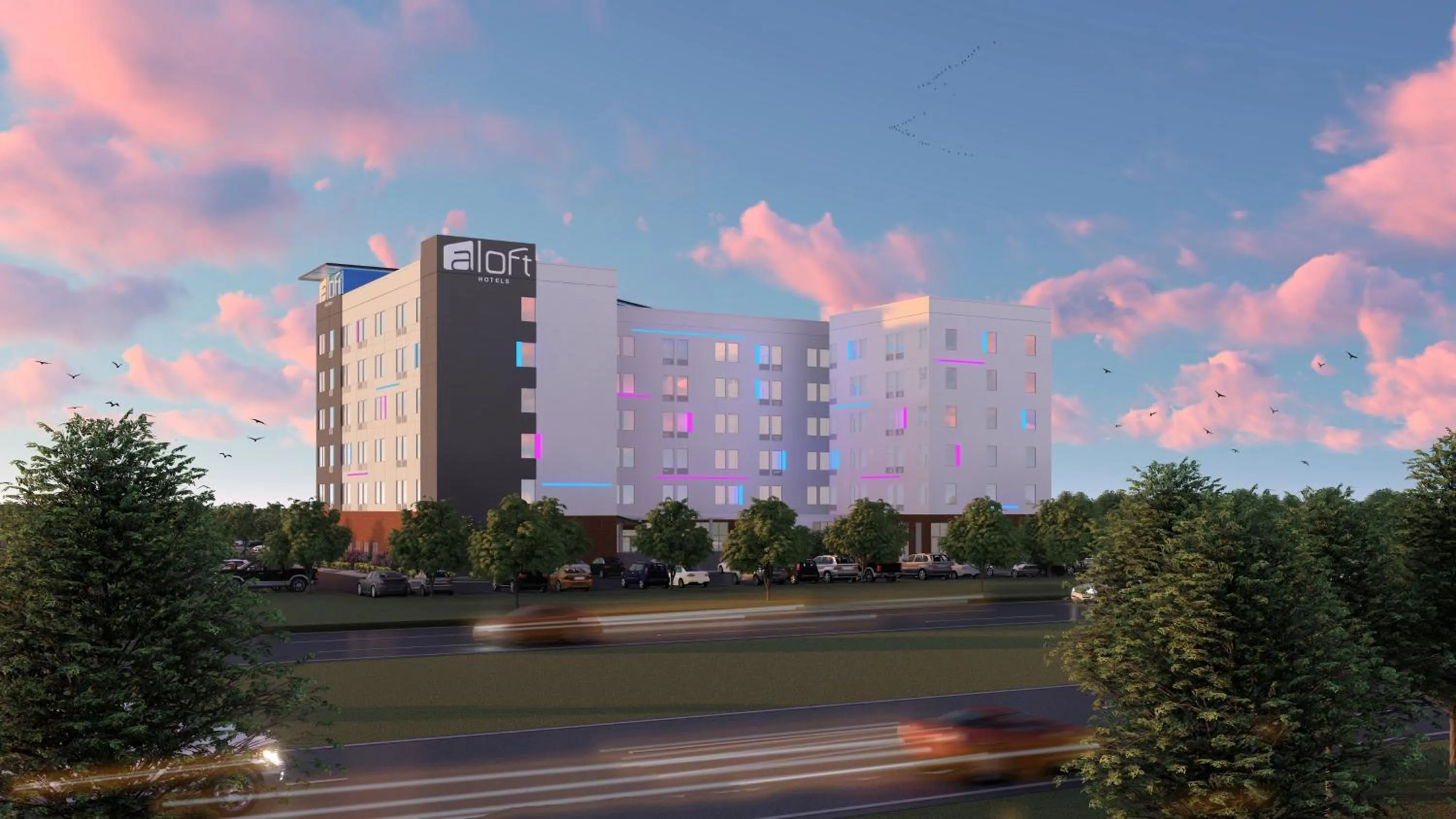 Property building in Aloft DFW Airport North