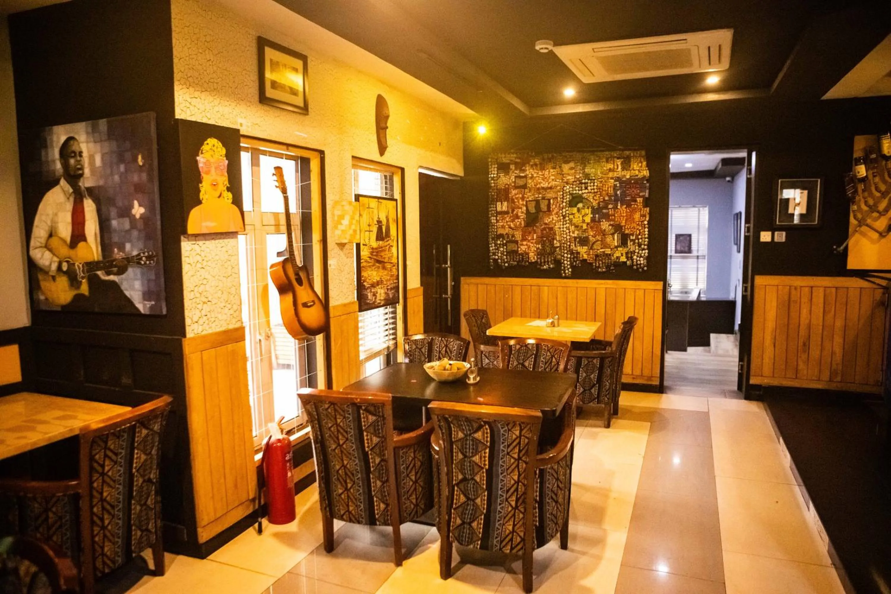 Restaurant/places to eat in The Crib Hotels