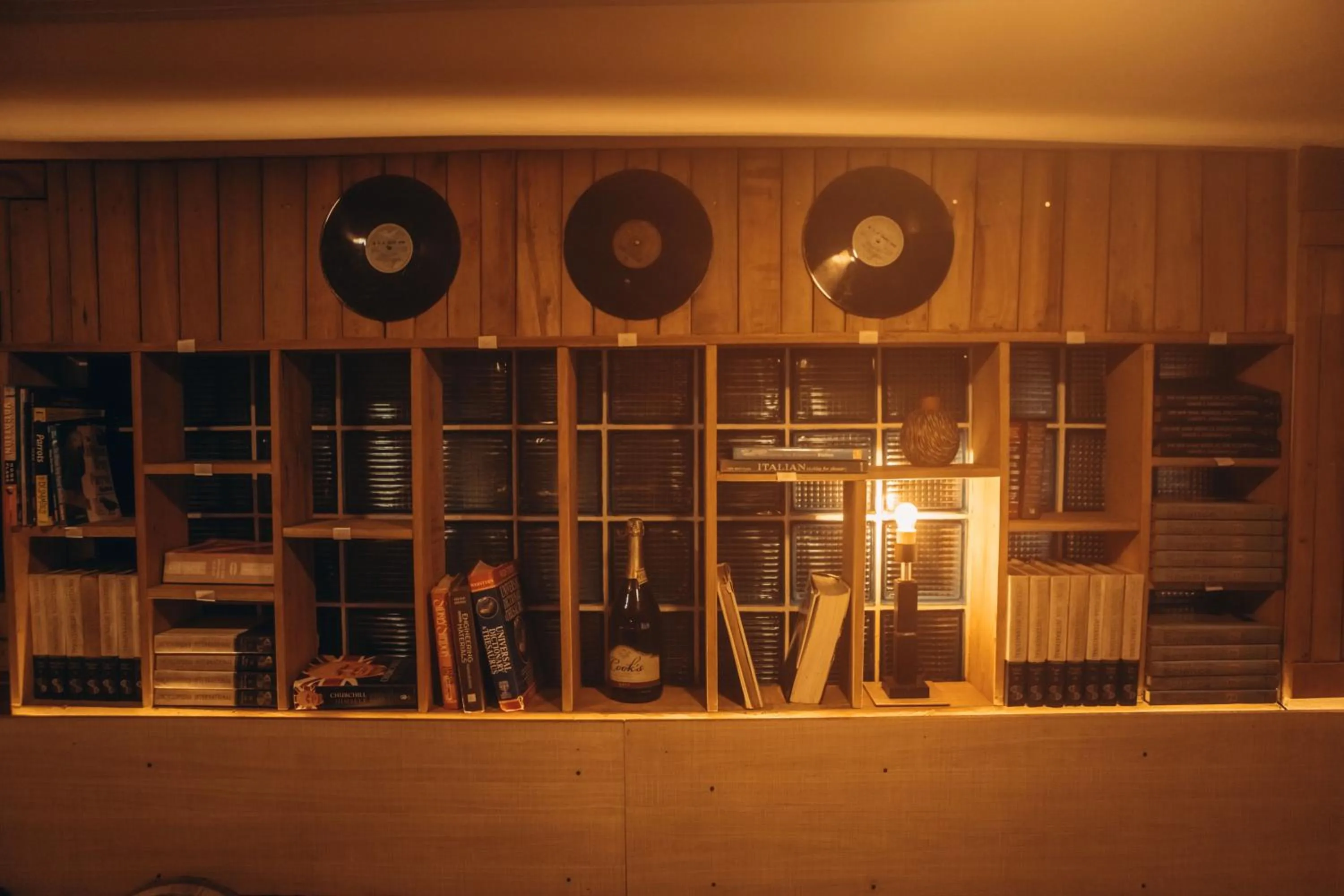 Library in The Crib Hotels