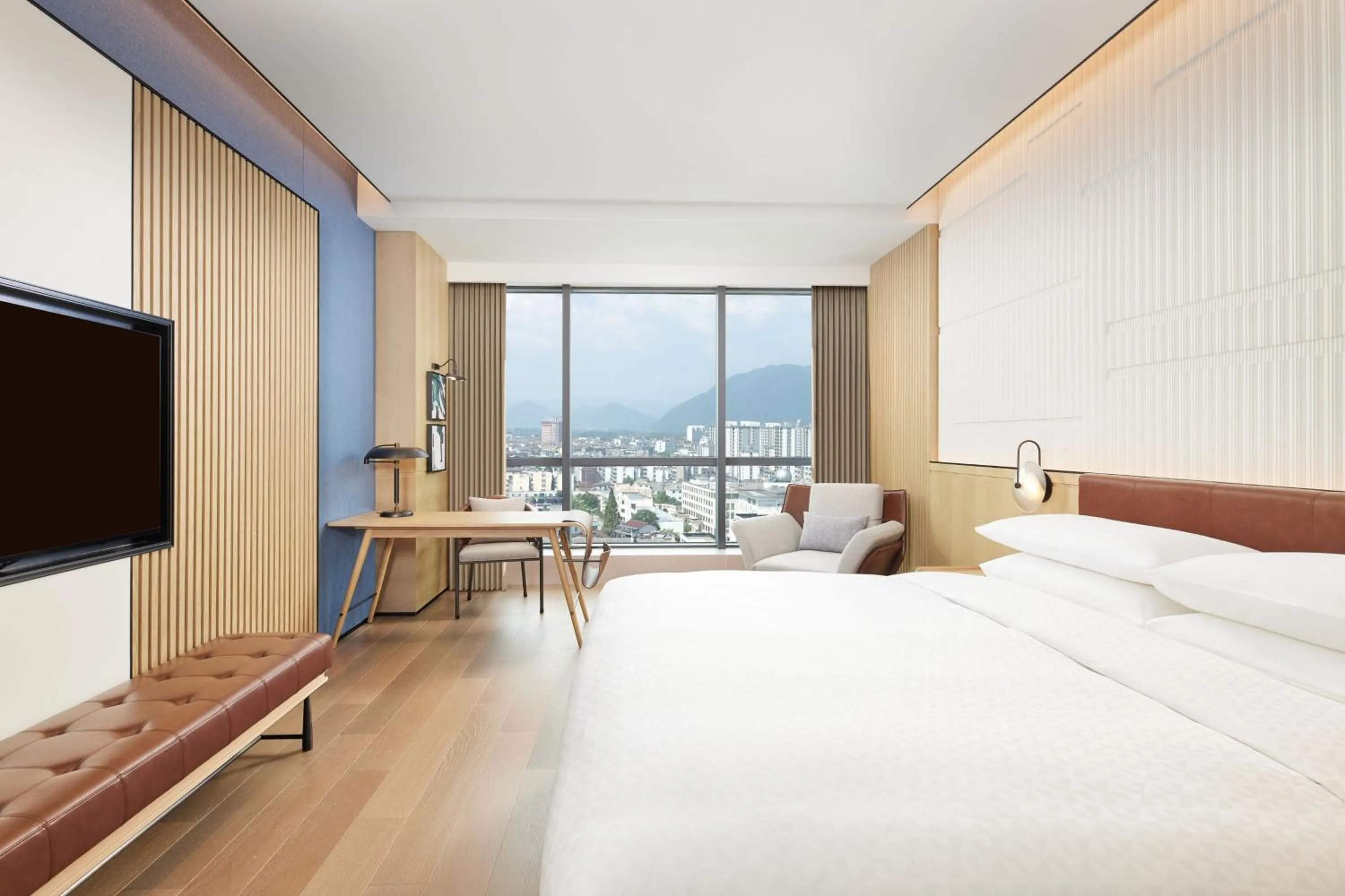 Photo of the whole room, Bed in Four Points by Sheraton Xuancheng, Jingxian