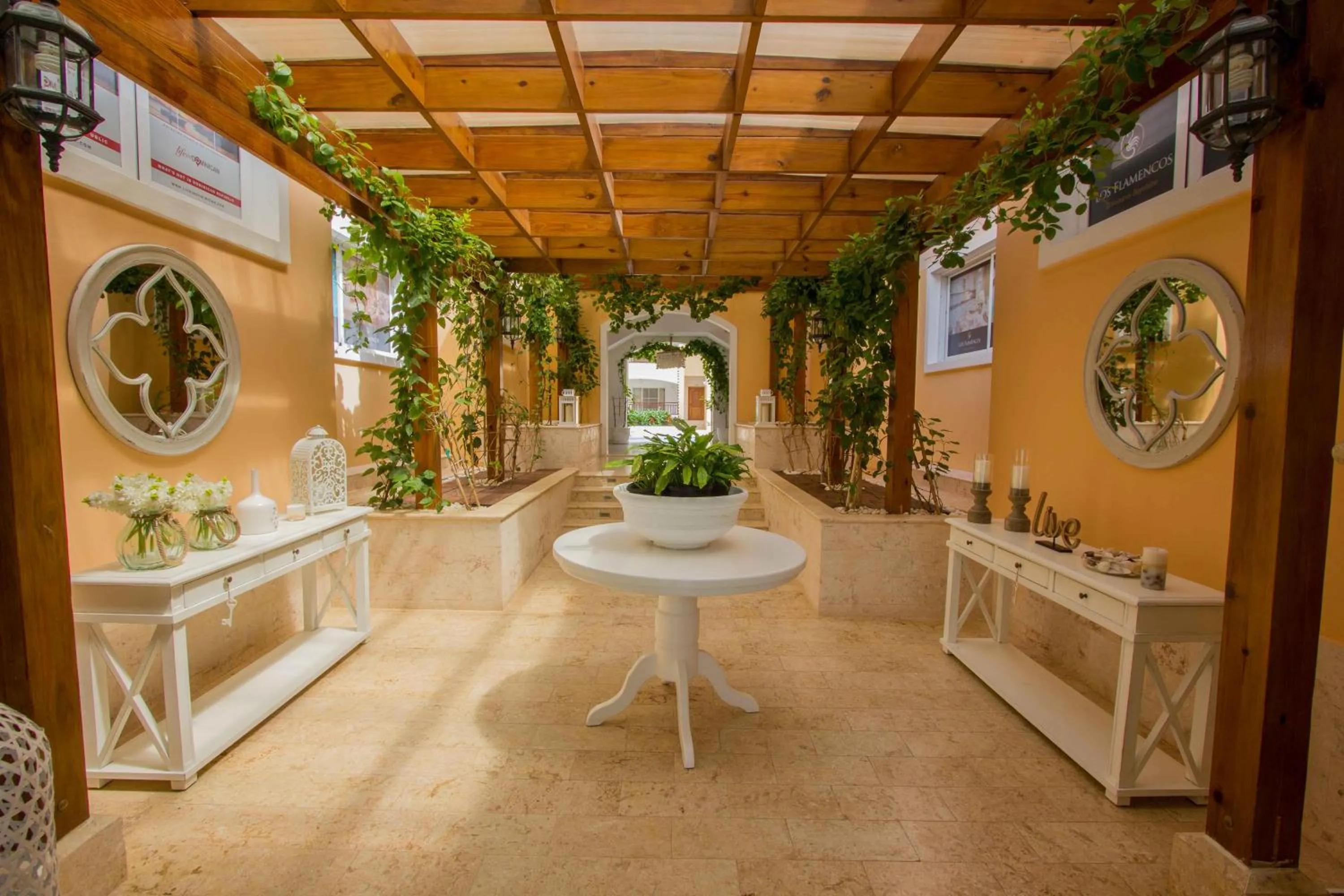 Lobby or reception in Los Flamencos Aparthotel Beach Club