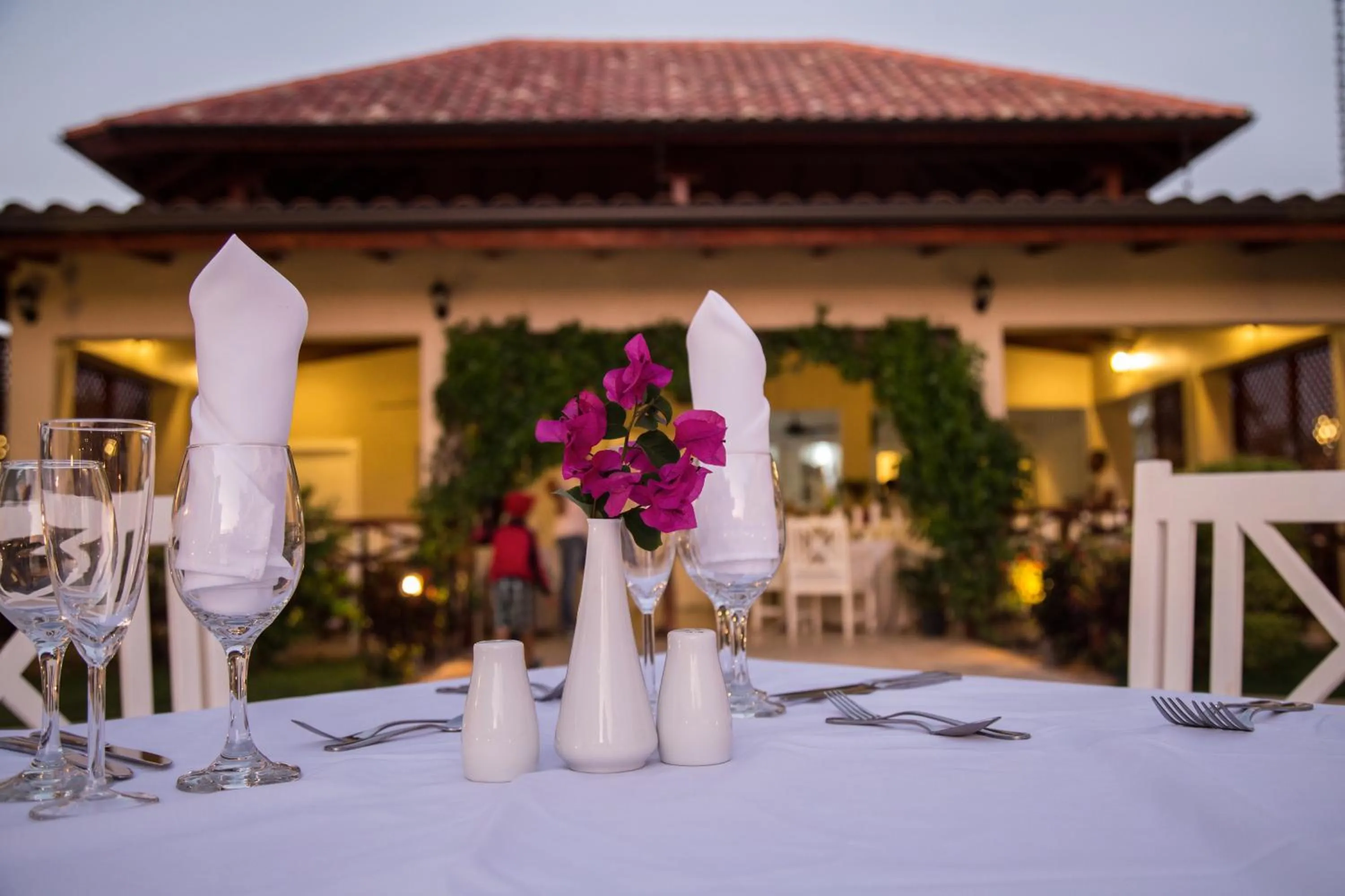 Dining area in Los Flamencos Aparthotel Beach Club