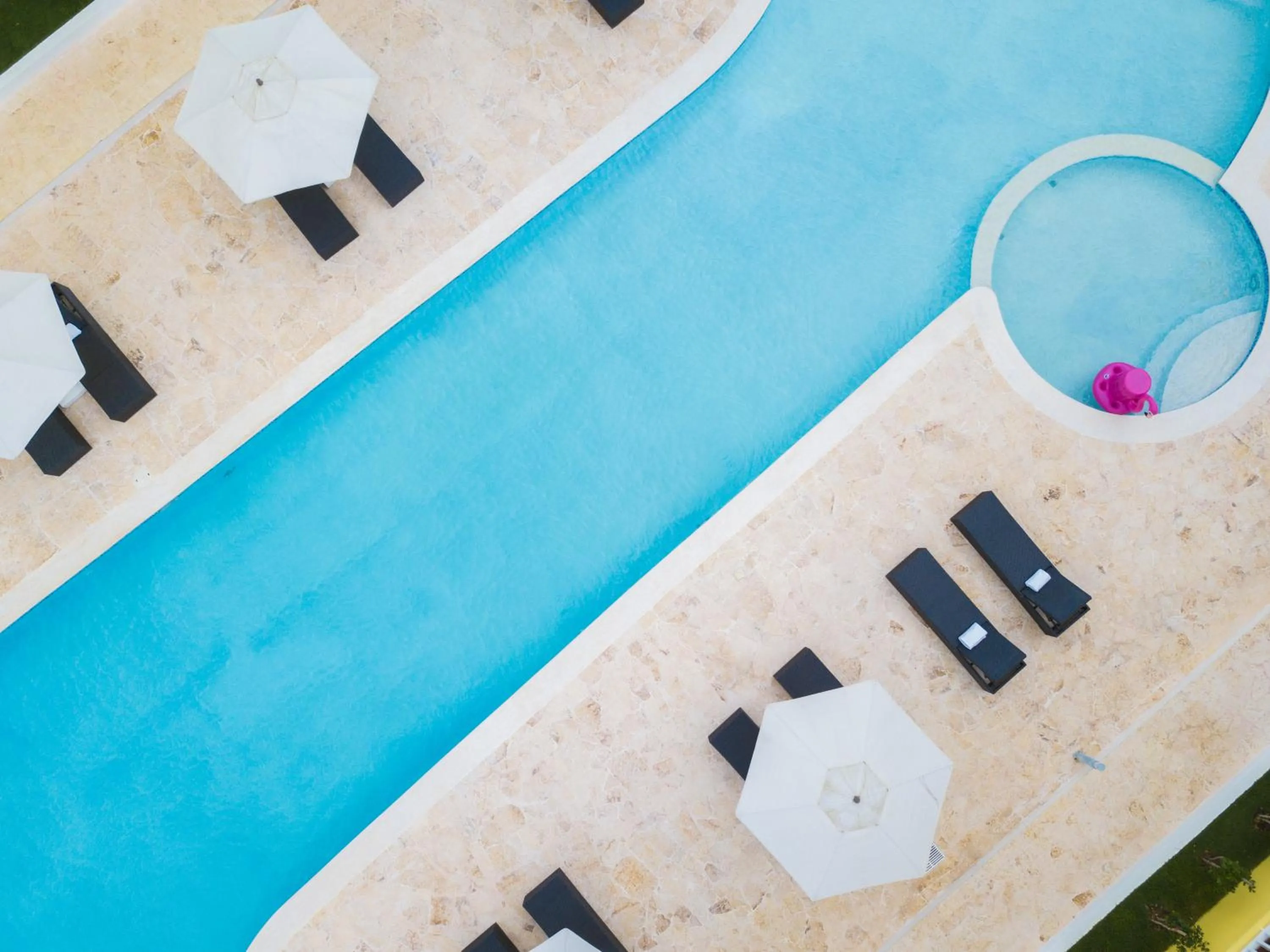 Bird's eye view in Los Flamencos Aparthotel Beach Club