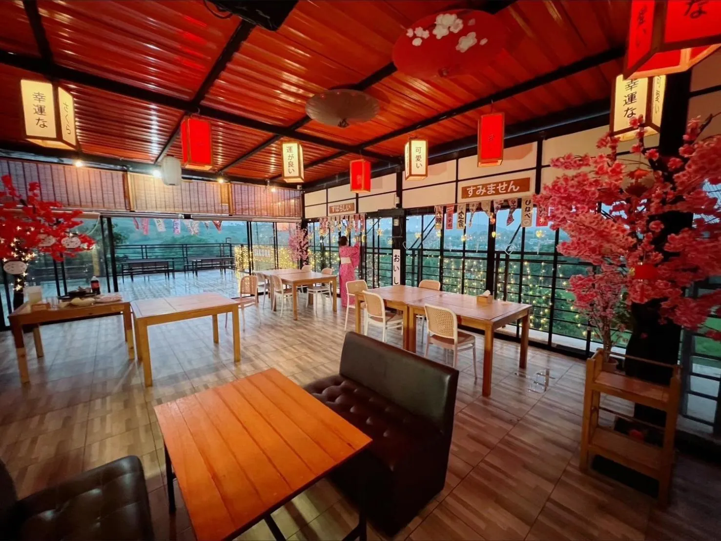 Seating area in Sakura Yama Resort