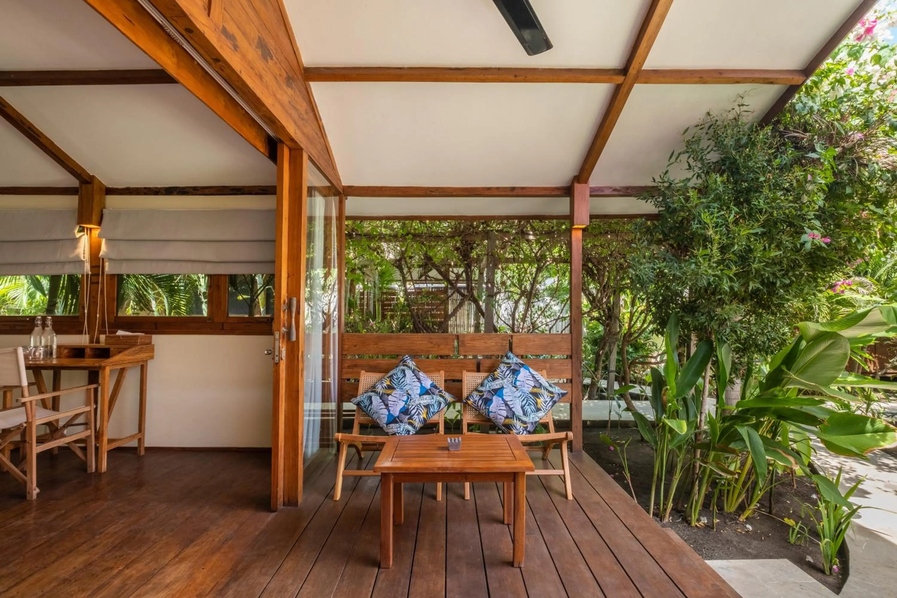 Balcony/Terrace in Gili Teak Beach Front Resort