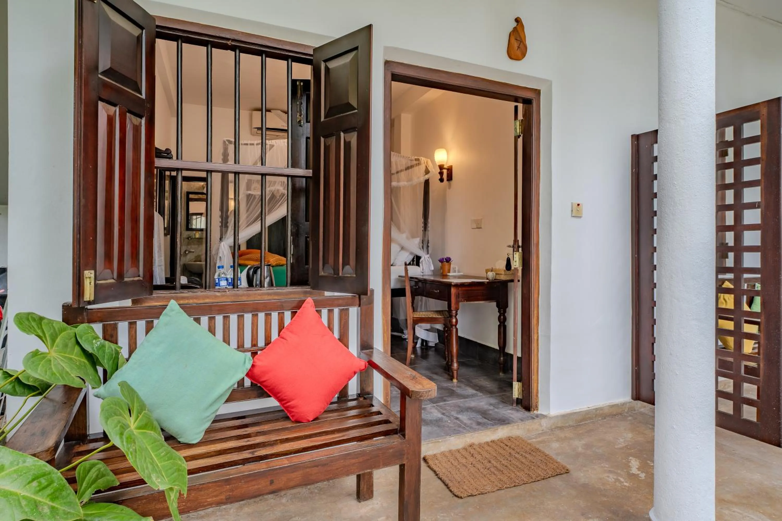 Patio in Wasantha Garden Hotel Restaurant & Ayurvedic Treatment