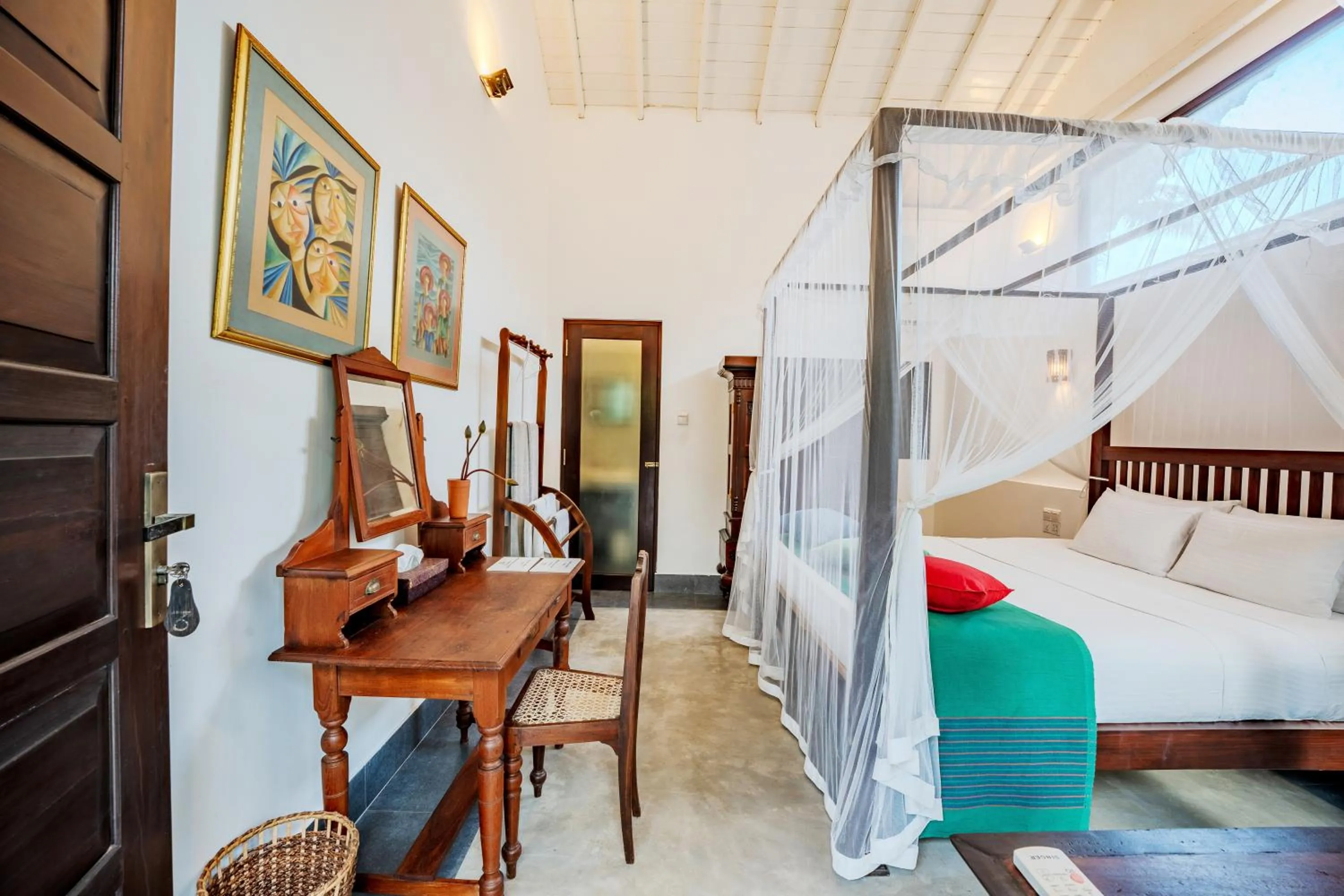 Seating area, Bed in Wasantha Garden Hotel Restaurant & Ayurvedic Treatment