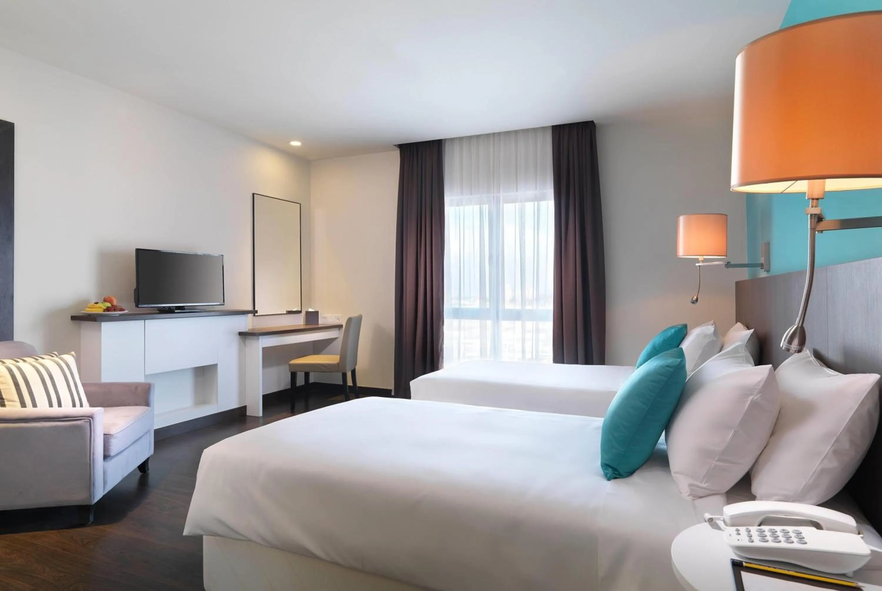 Toilet, Bed in Wyndham Garden i-City Shah Alam