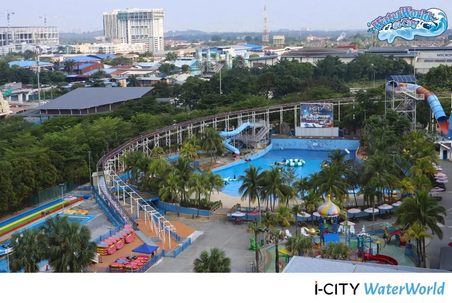 Aqua park in Wyndham Garden i-City Shah Alam
