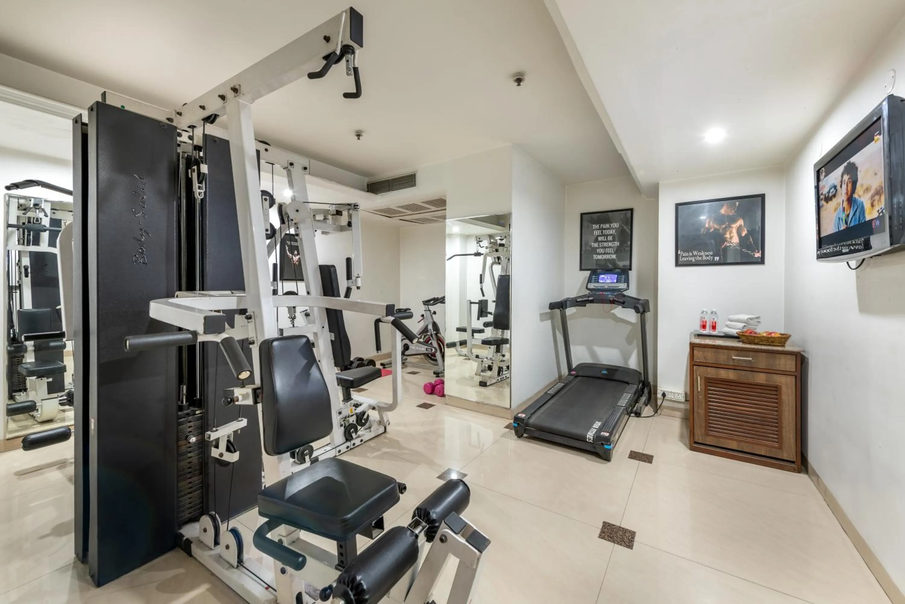 Fitness centre/facilities in Comfort Inn Alstonia