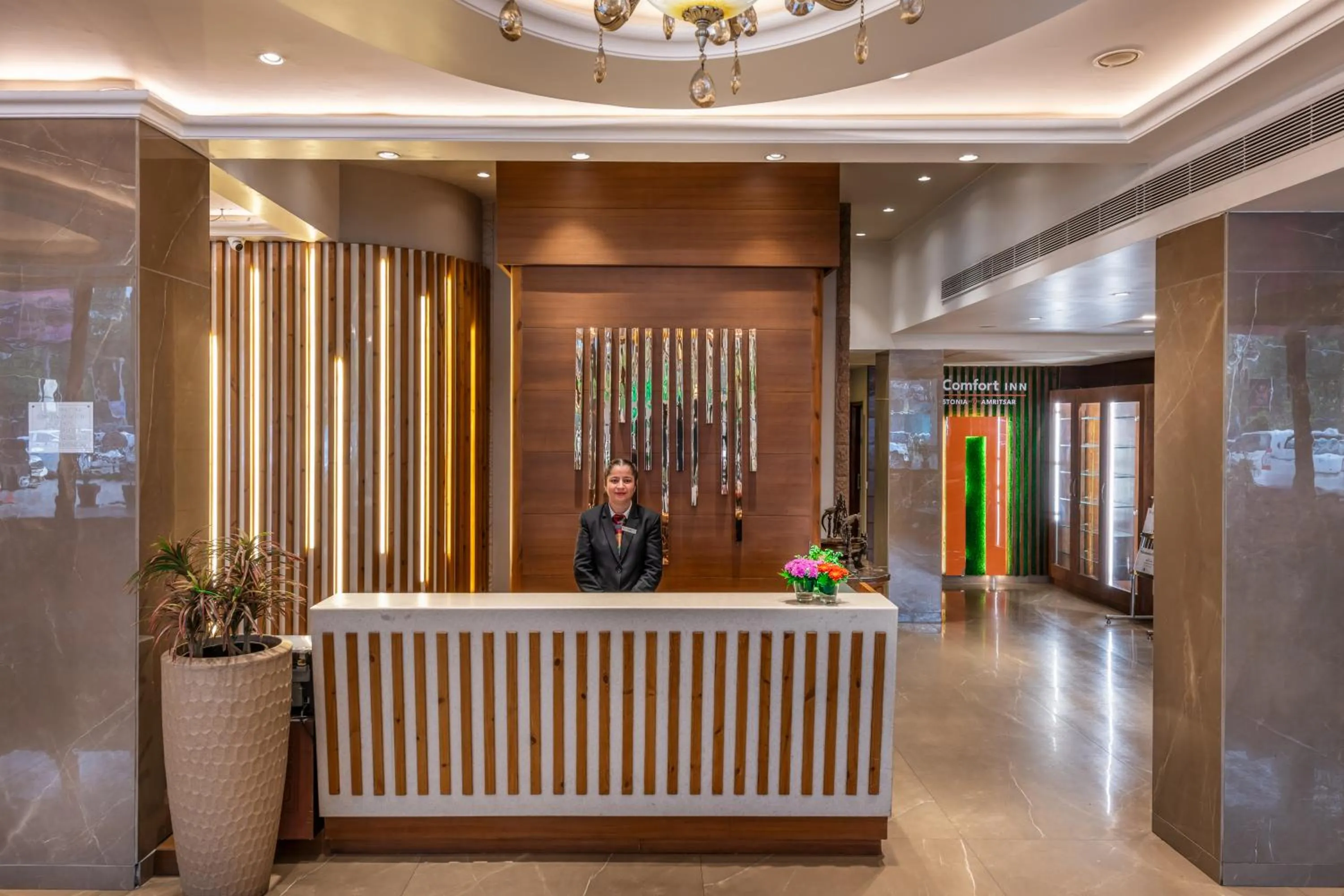 Lobby or reception in Comfort Inn Alstonia