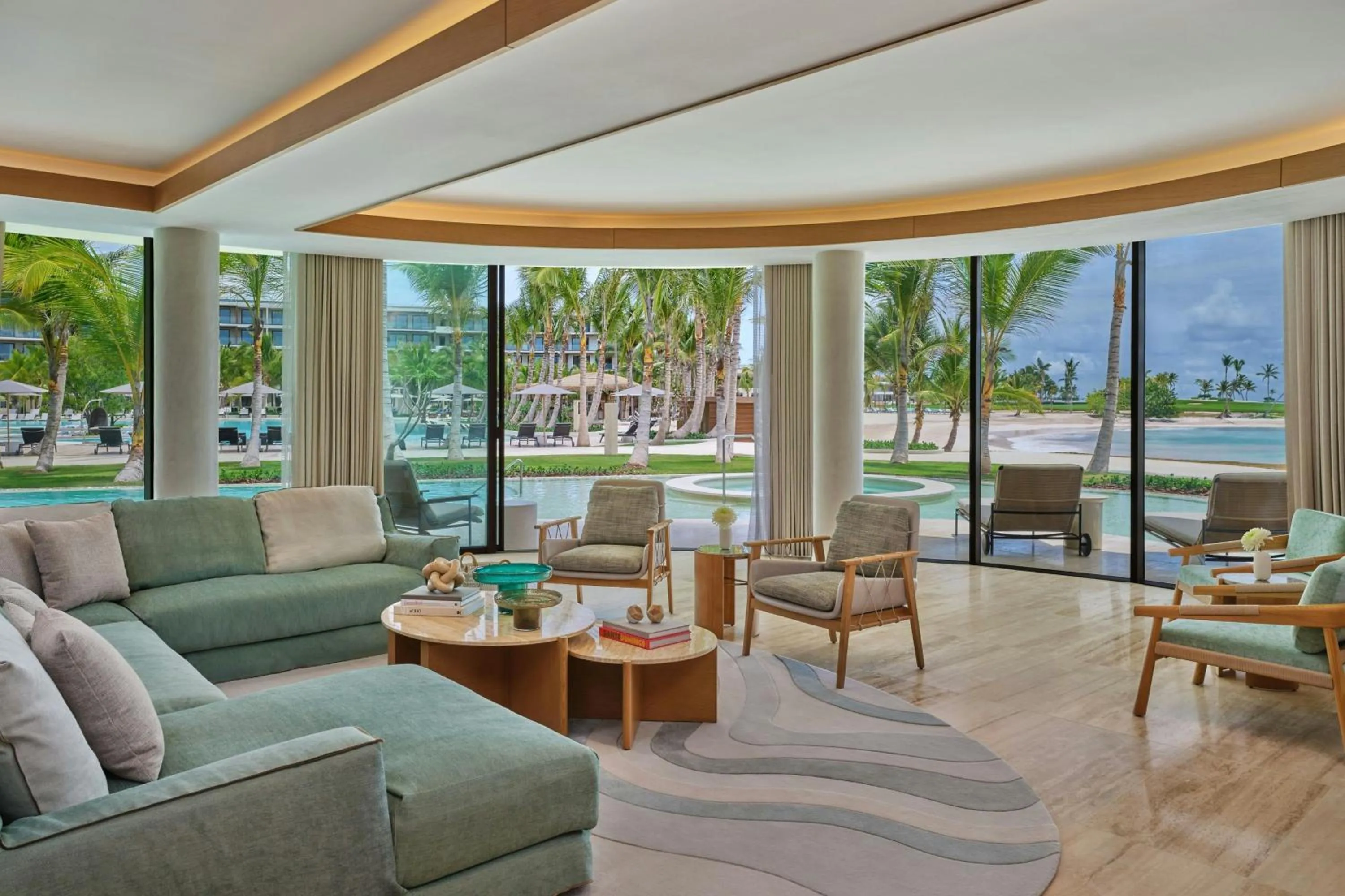 Living room in The St. Regis Cap Cana Resort