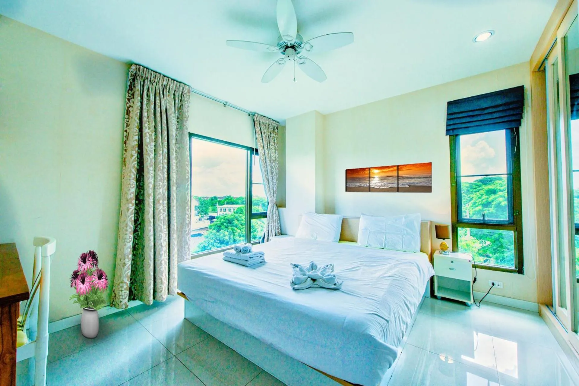 View (from property/room), Bed in Tree Boutique Resort