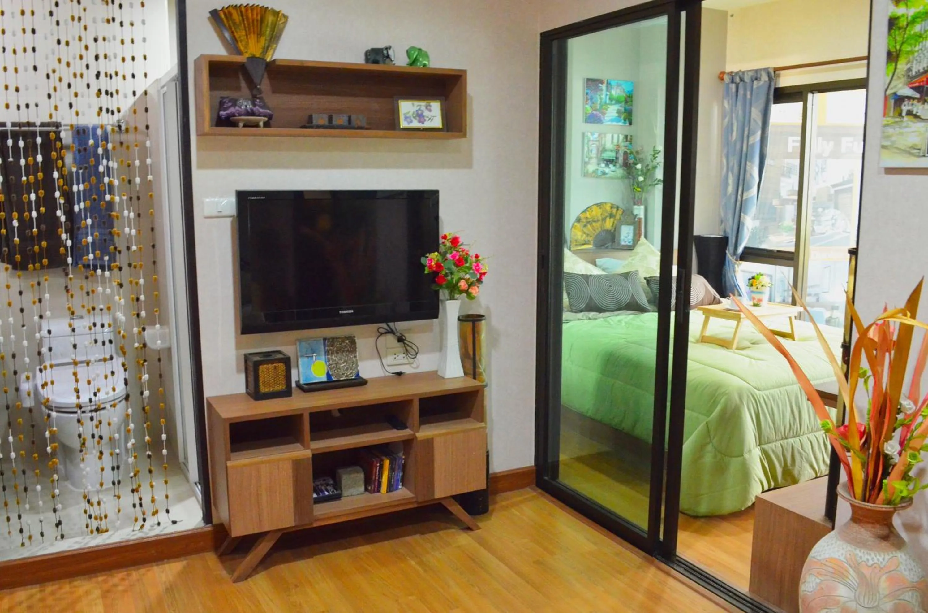 Bathroom, Bed in Tree Boutique Resort