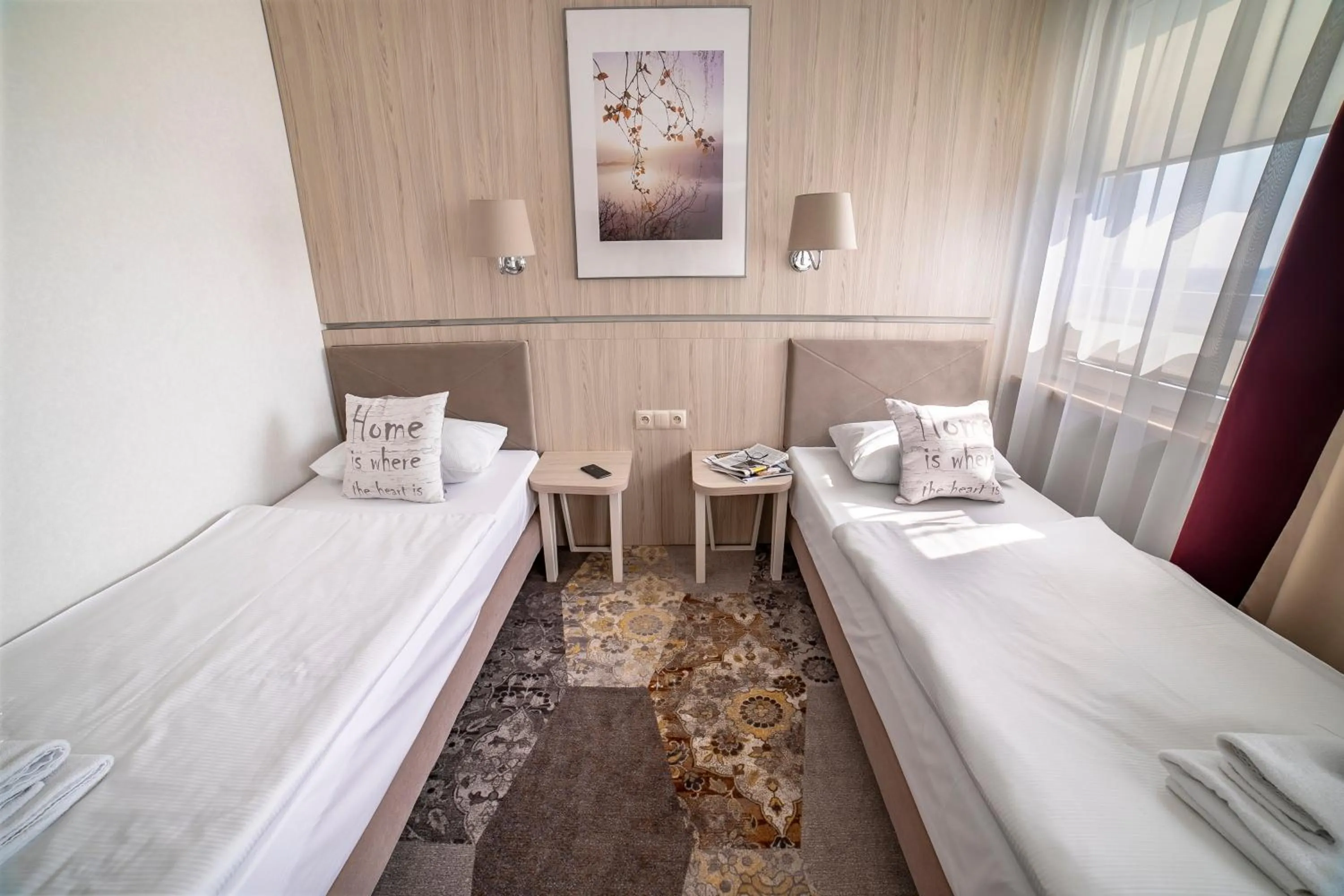 Bed in Hotel Victoria