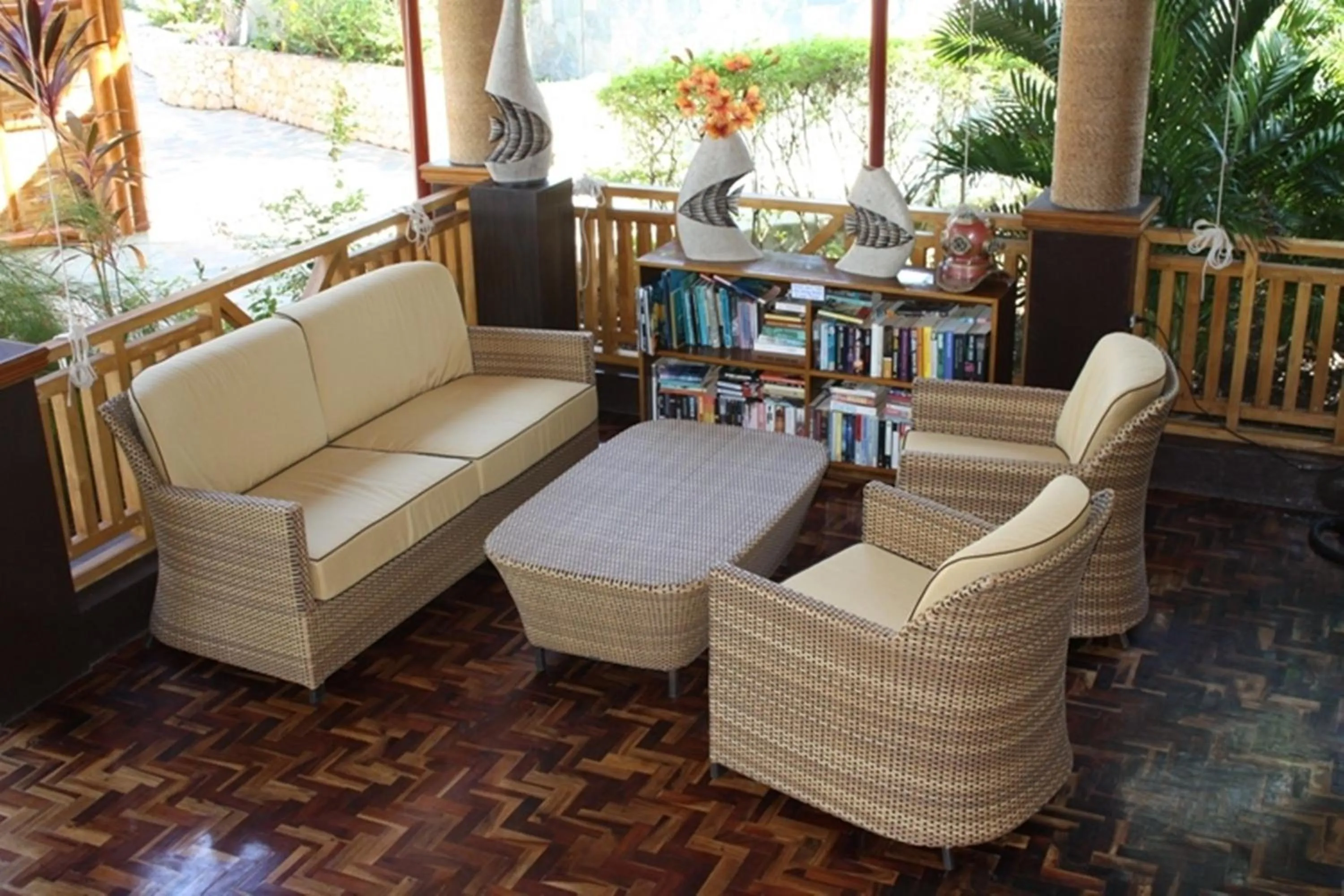 Lobby or reception in Magic Island Dive Resort