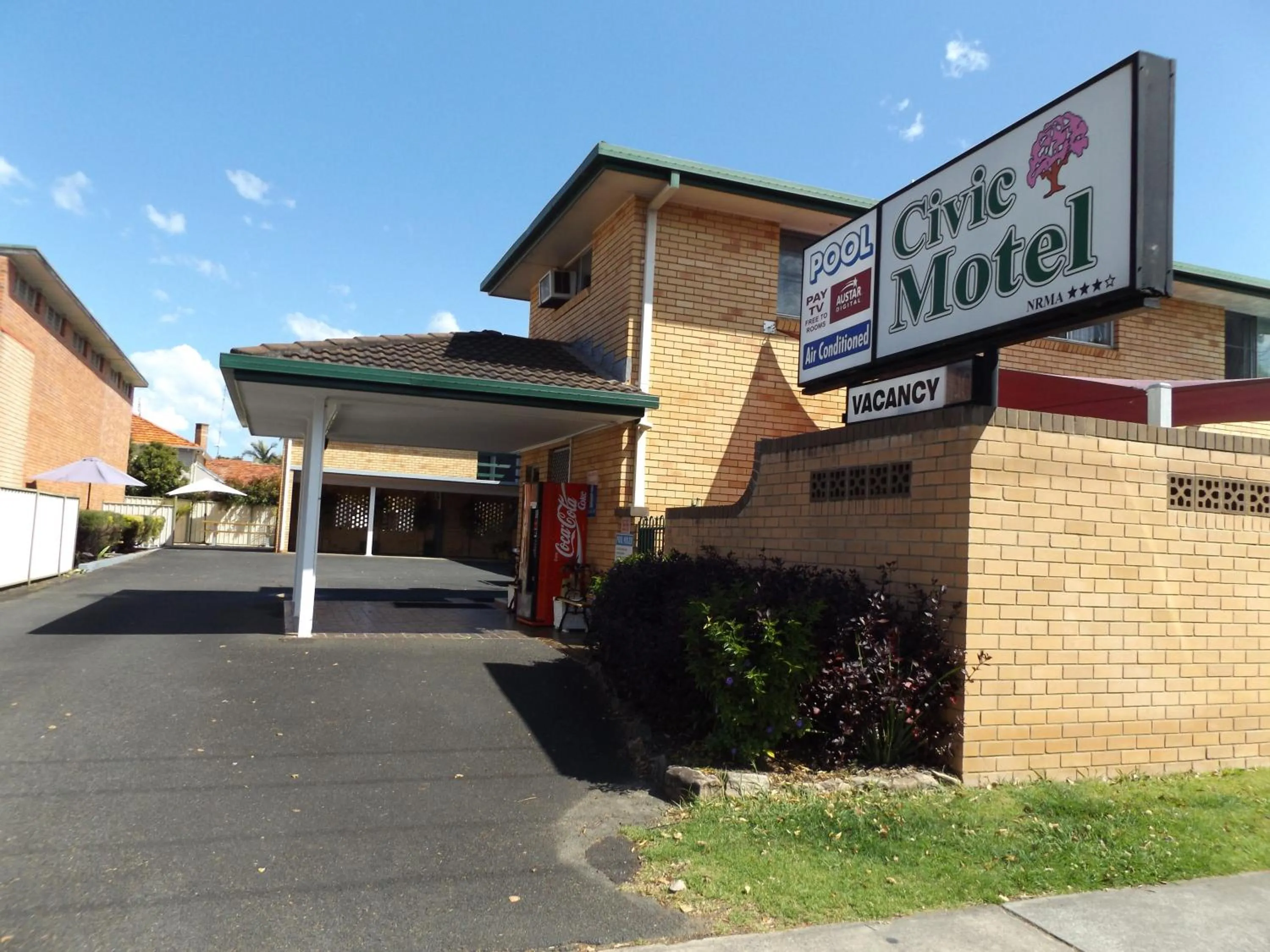 Facade/entrance in Civic Motel Grafton