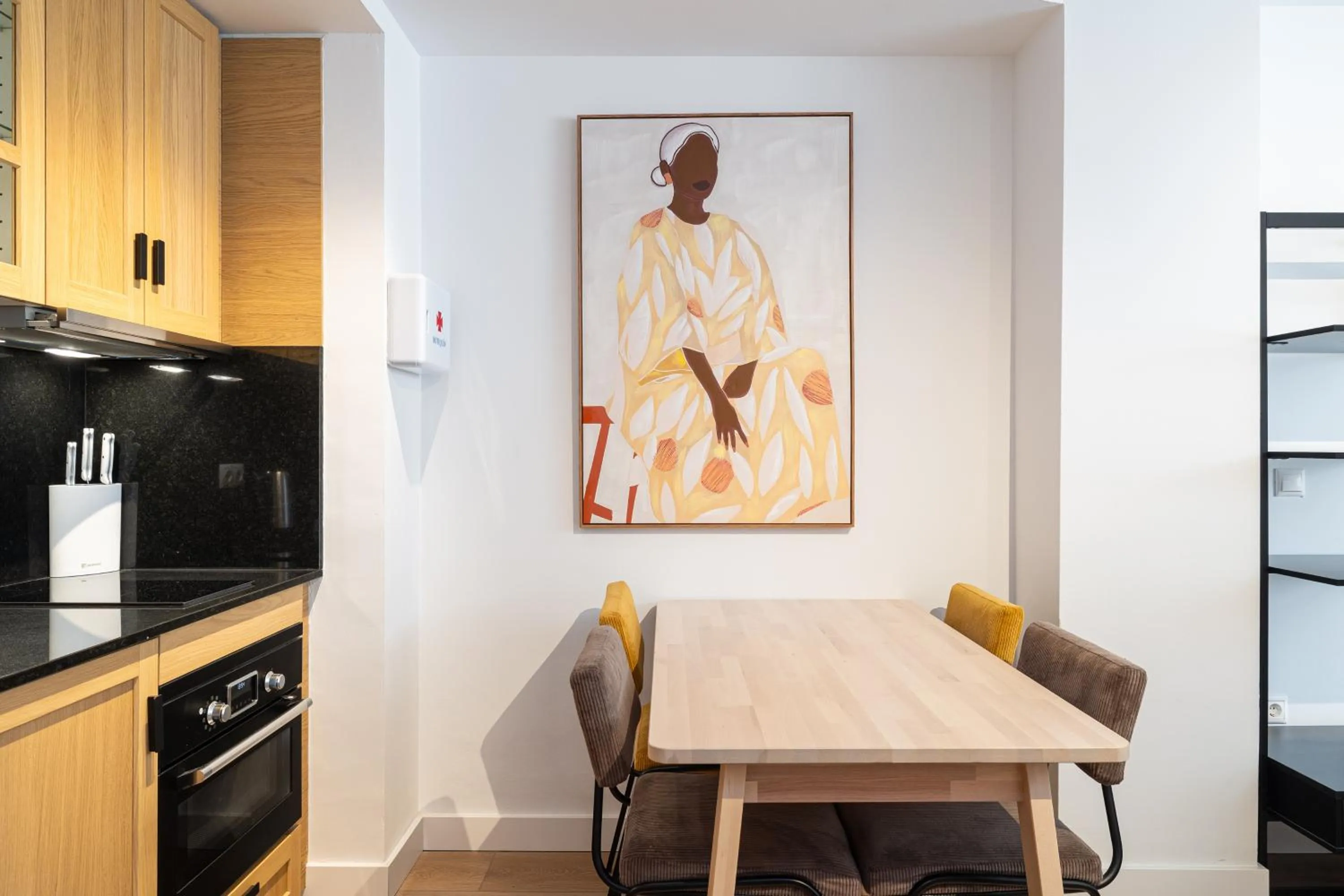 Kitchen or kitchenette in Holidays2Malaga Studios Juan de Mena